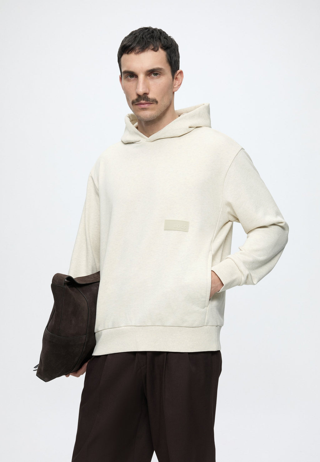 HOODIE - Hoodie - open white