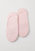 CHAUSSETTES FEMME MI-HAUTES LOGO BRILLANT LOT DE 2 - Chaussettes invisibles - rose
