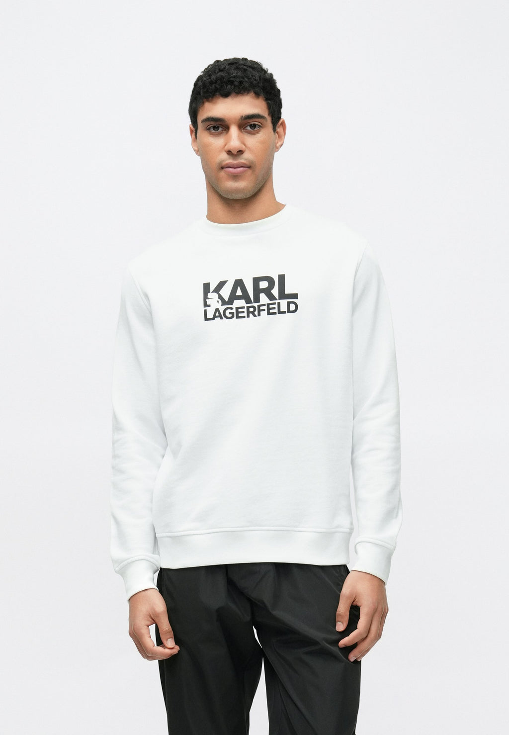 CREW NECK - Sweatshirt - white