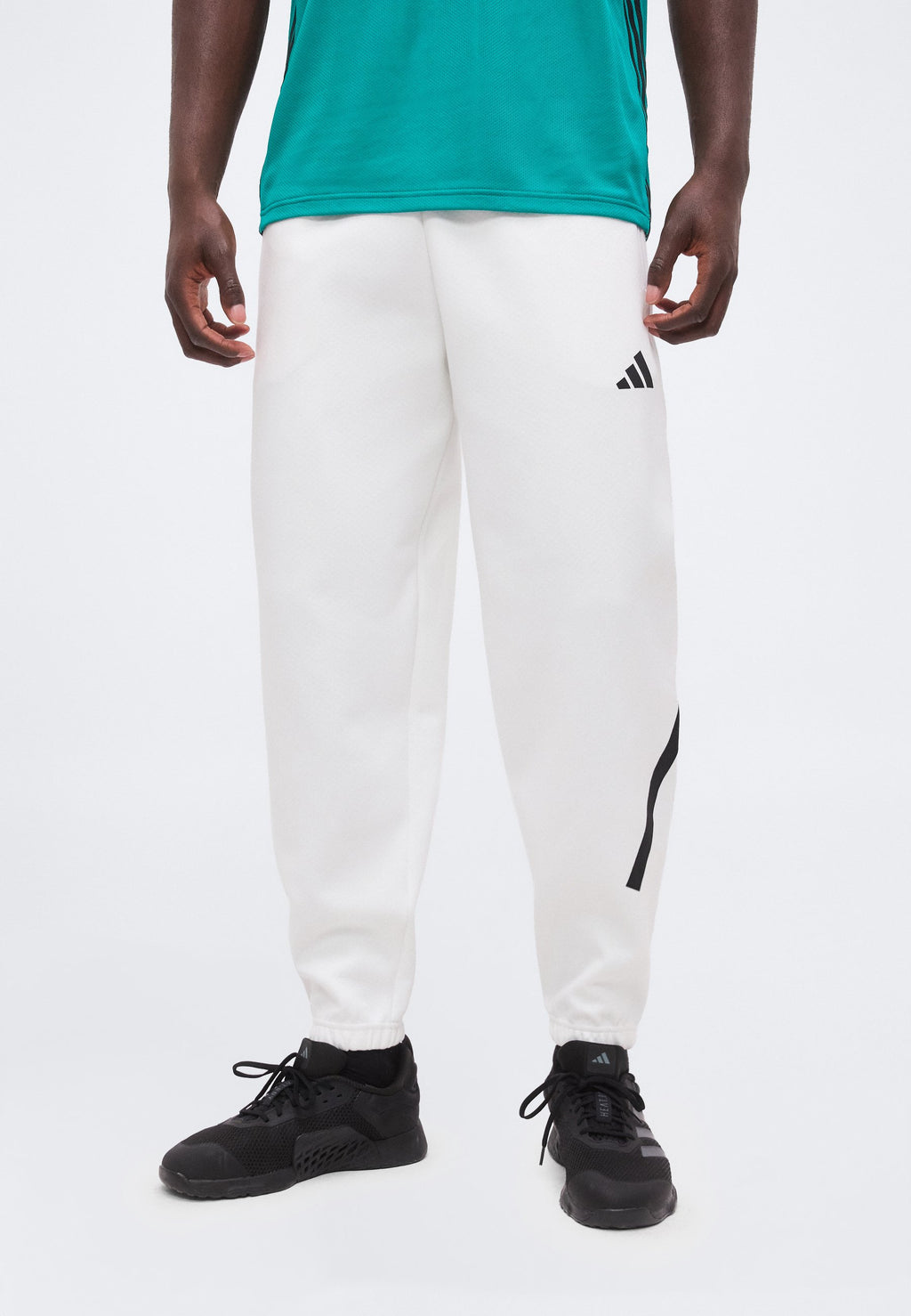 ADIDAS Z.N.E. PANTS - Tracksuit bottoms - white