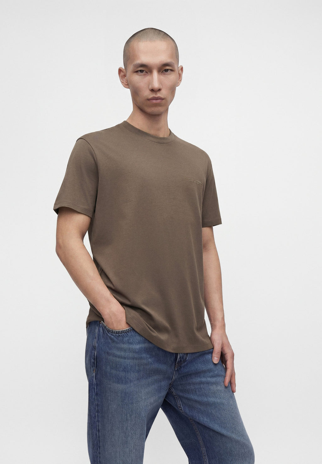 REGULAR - Basic T-shirt - sand
