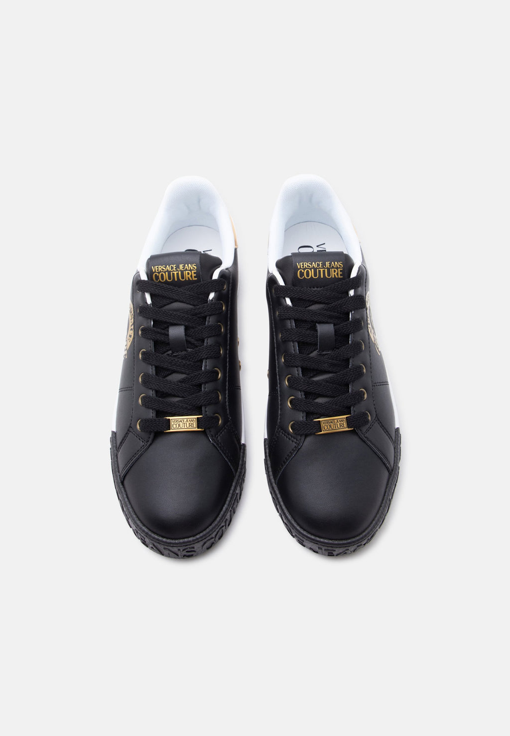 FONDO COURT - Trainers - black/gold-coloured