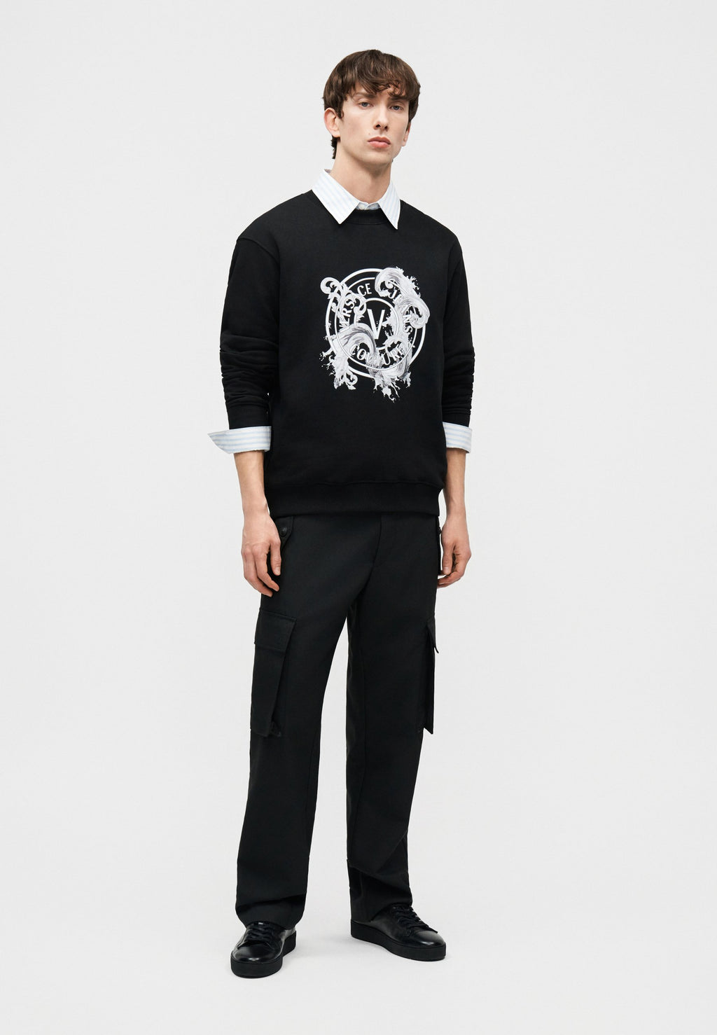 EMBLEM WAVE - Sweatshirt - black