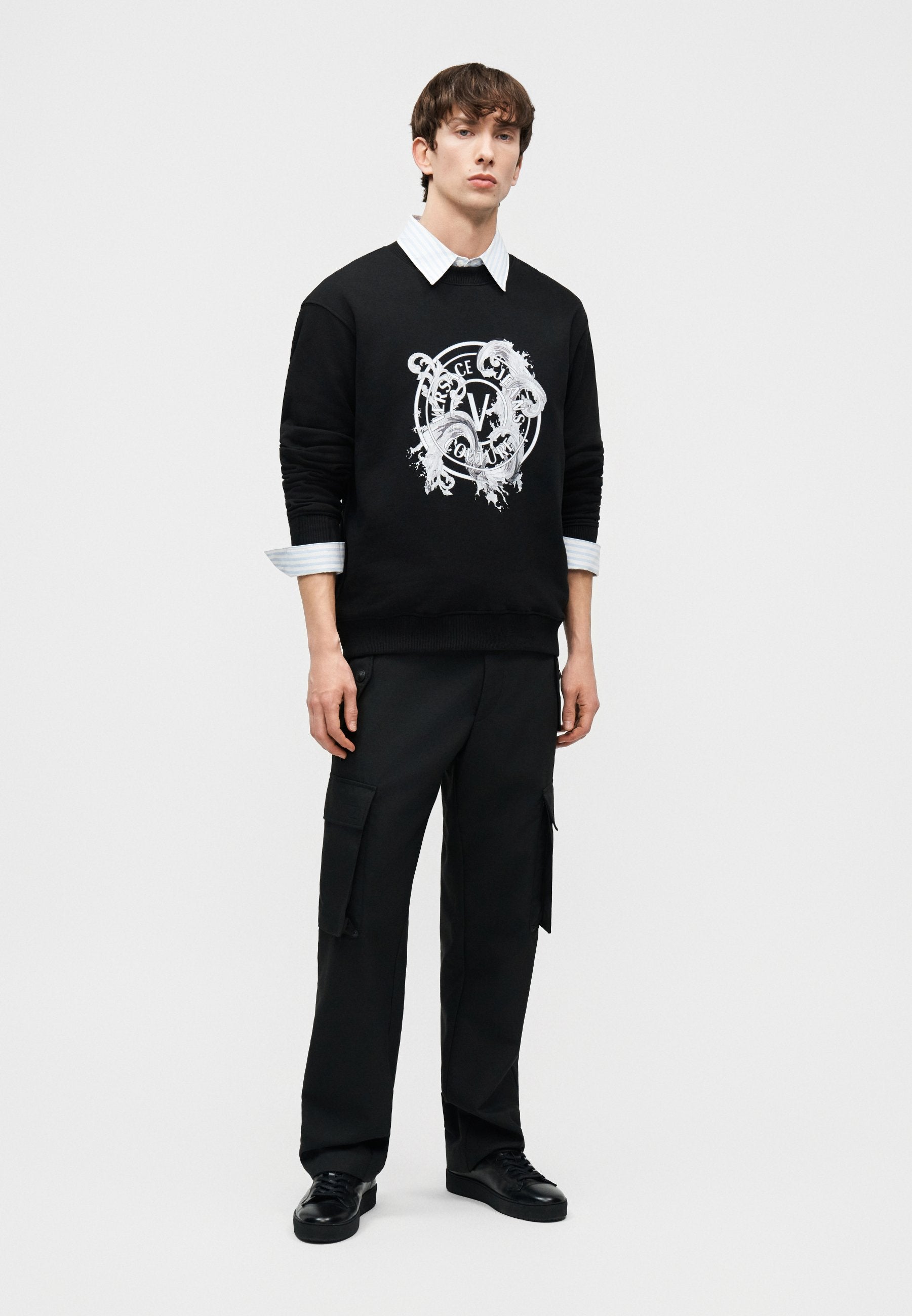 EMBLEM WAVE - Sweatshirt - black