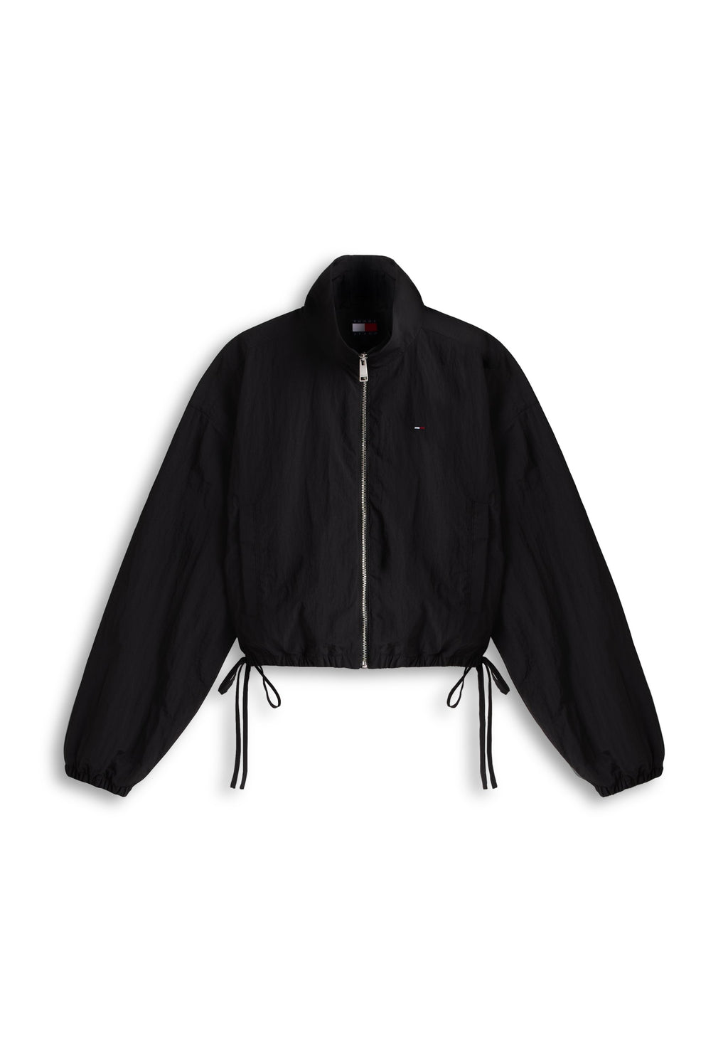 WATER REPELLENT TIE SIDE ZIP-THRU JACKET - Summer jacket - black