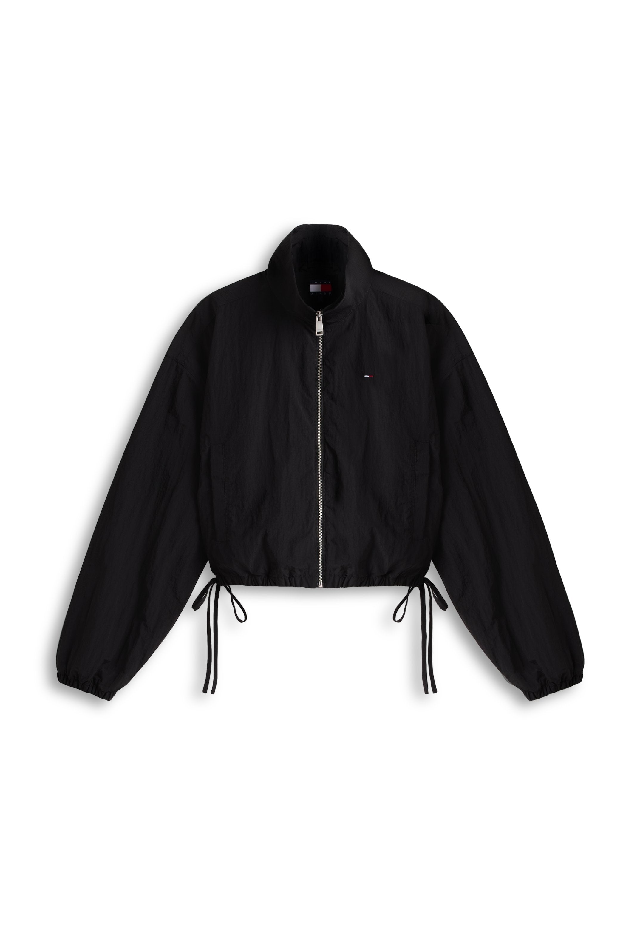 WATER REPELLENT TIE SIDE ZIP-THRU JACKET - Summer jacket - black