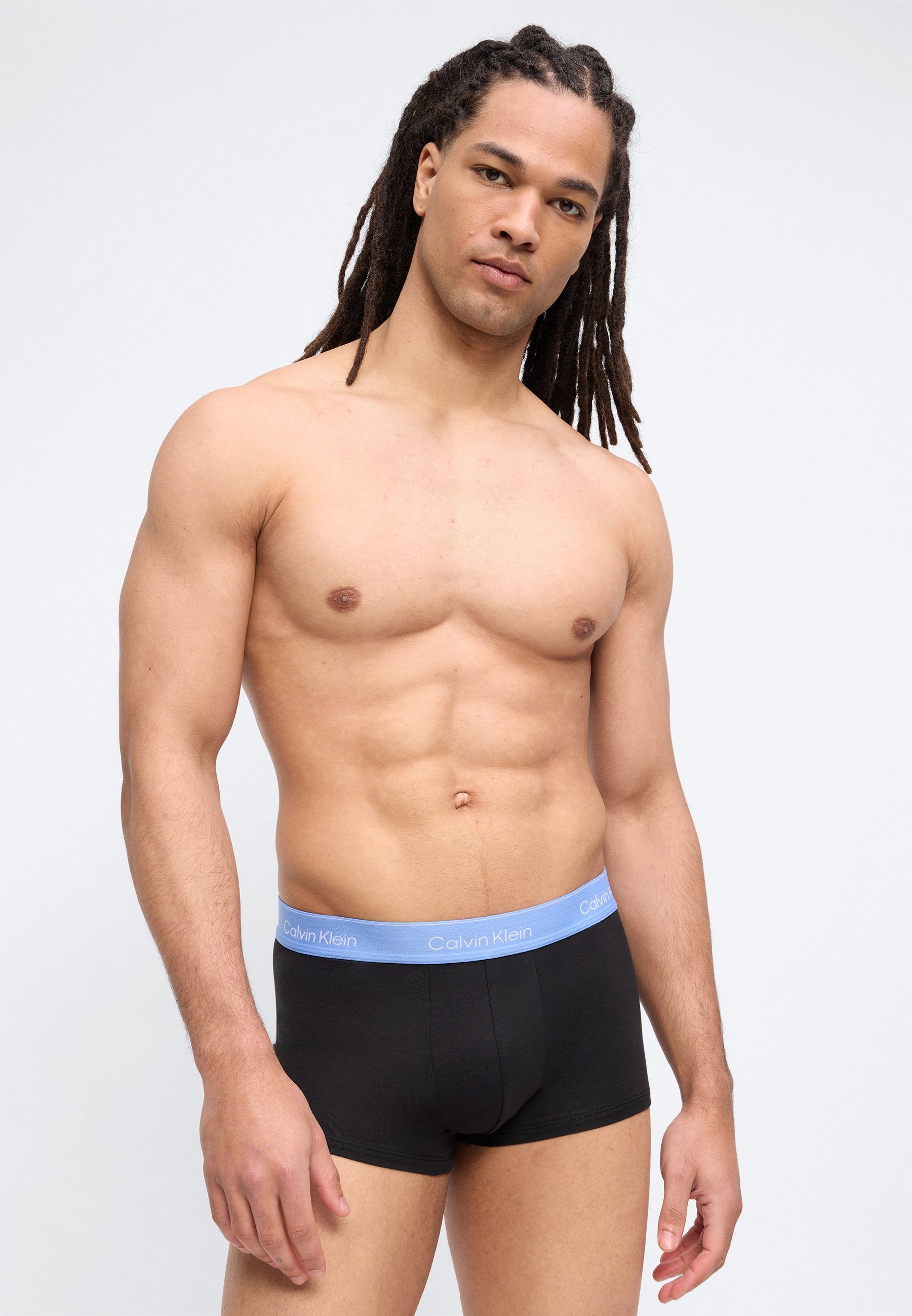 LOW RISE TRUNK ICON COTTON STRETCH 5 PACK - Trunks - black/blue/green