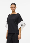 SIGNATURE TOP - Blouse - white/black