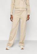 MAYA WIDE LEG PANTS - Tracksuit bottoms - beige