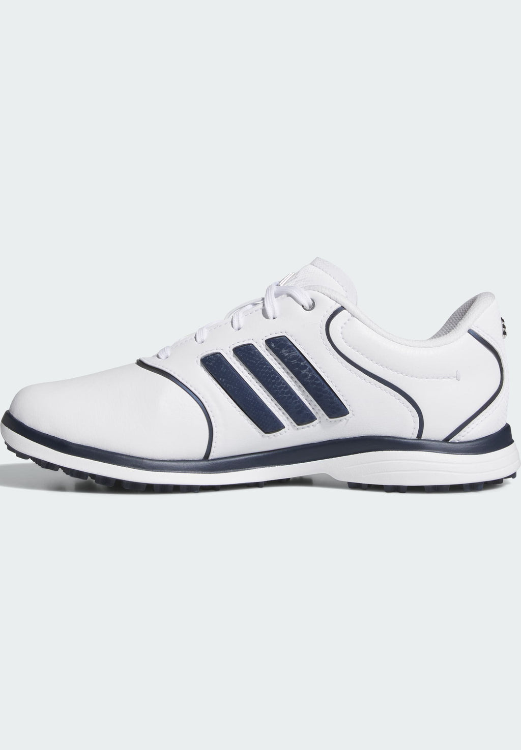ALPHAFLEX ZOYSIA - Chaussures de golf - blanc nuage, marine universitaire, argent métallisé