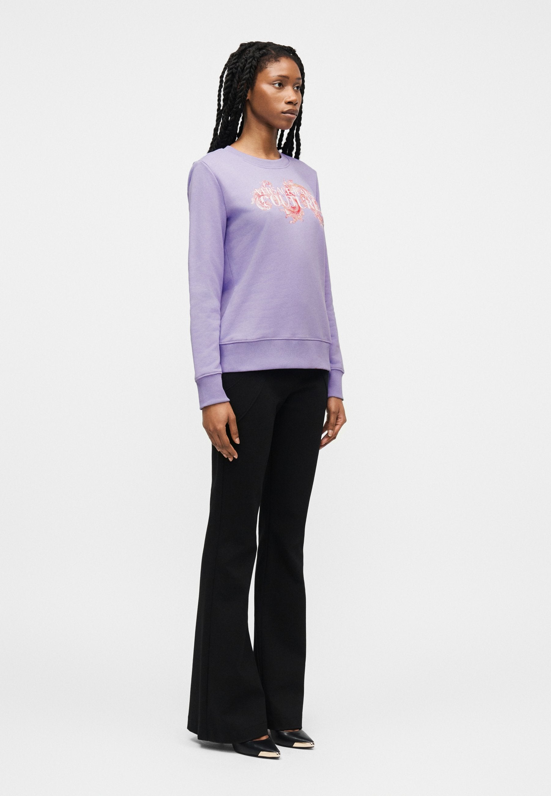 LOGO WAVE - Sweatshirt - lilac
