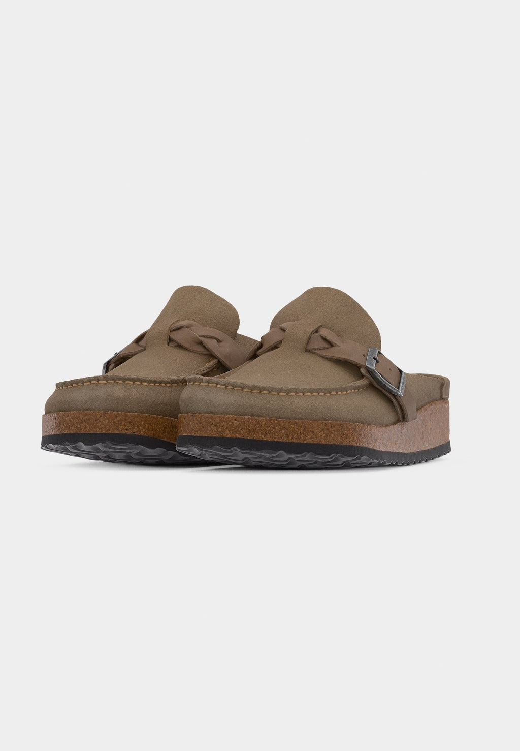 BUCKLEY BRAIDED REGULAR - Mules - taupe