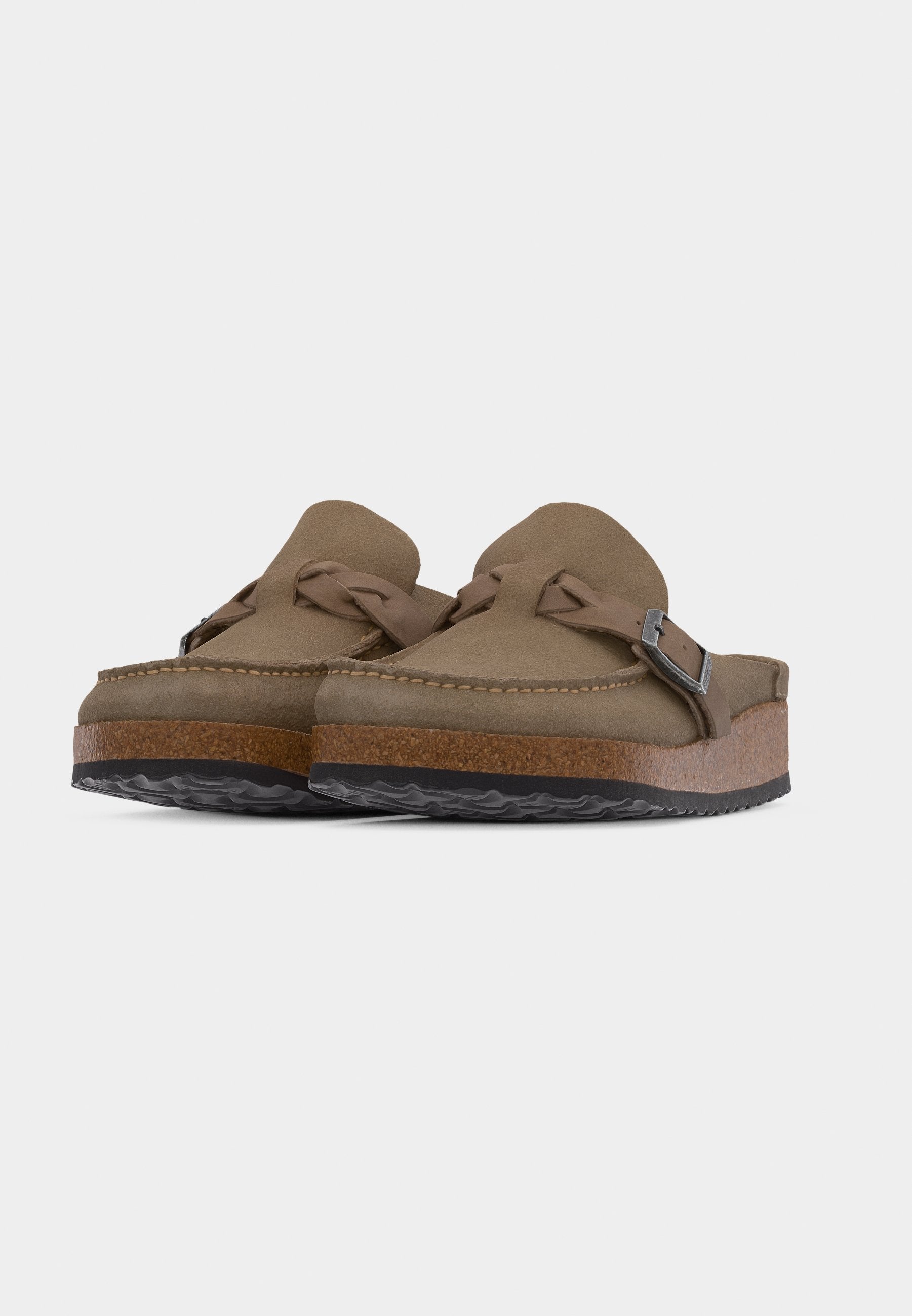 BUCKLEY BRAIDED REGULAR - Mules - taupe
