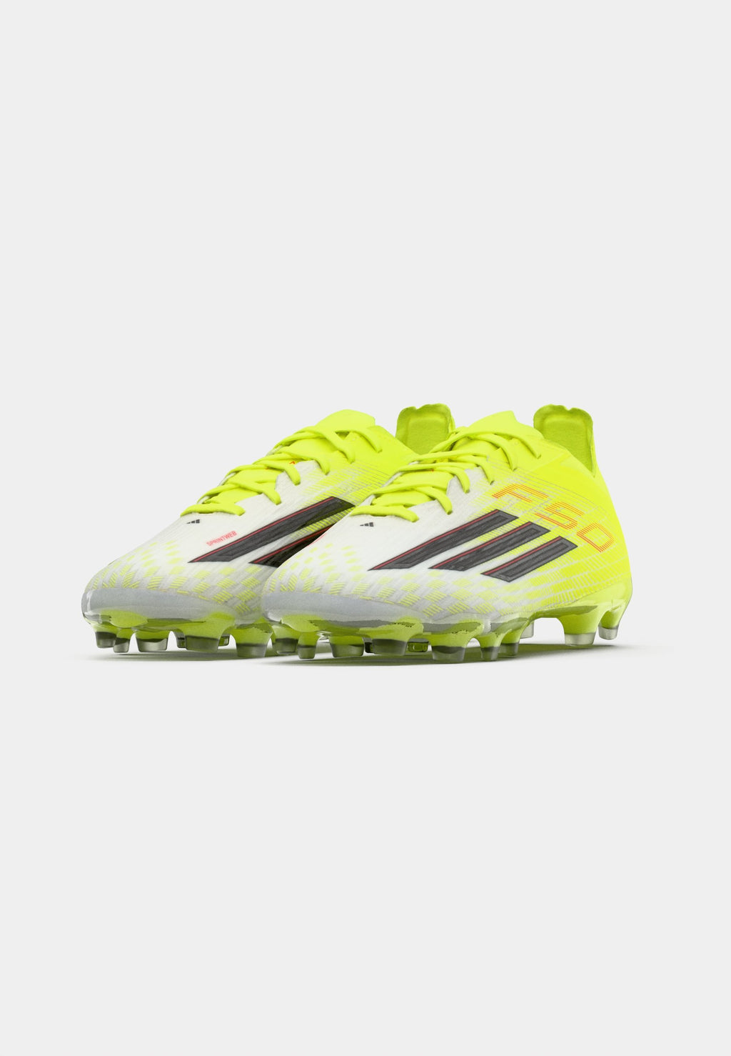 F50 PRO ÇOKLU ZEMİN UNISEX - Futbol kramponu suni çim - takım güneş sarısı 2/çekirdek siyah/berra_kırmızı