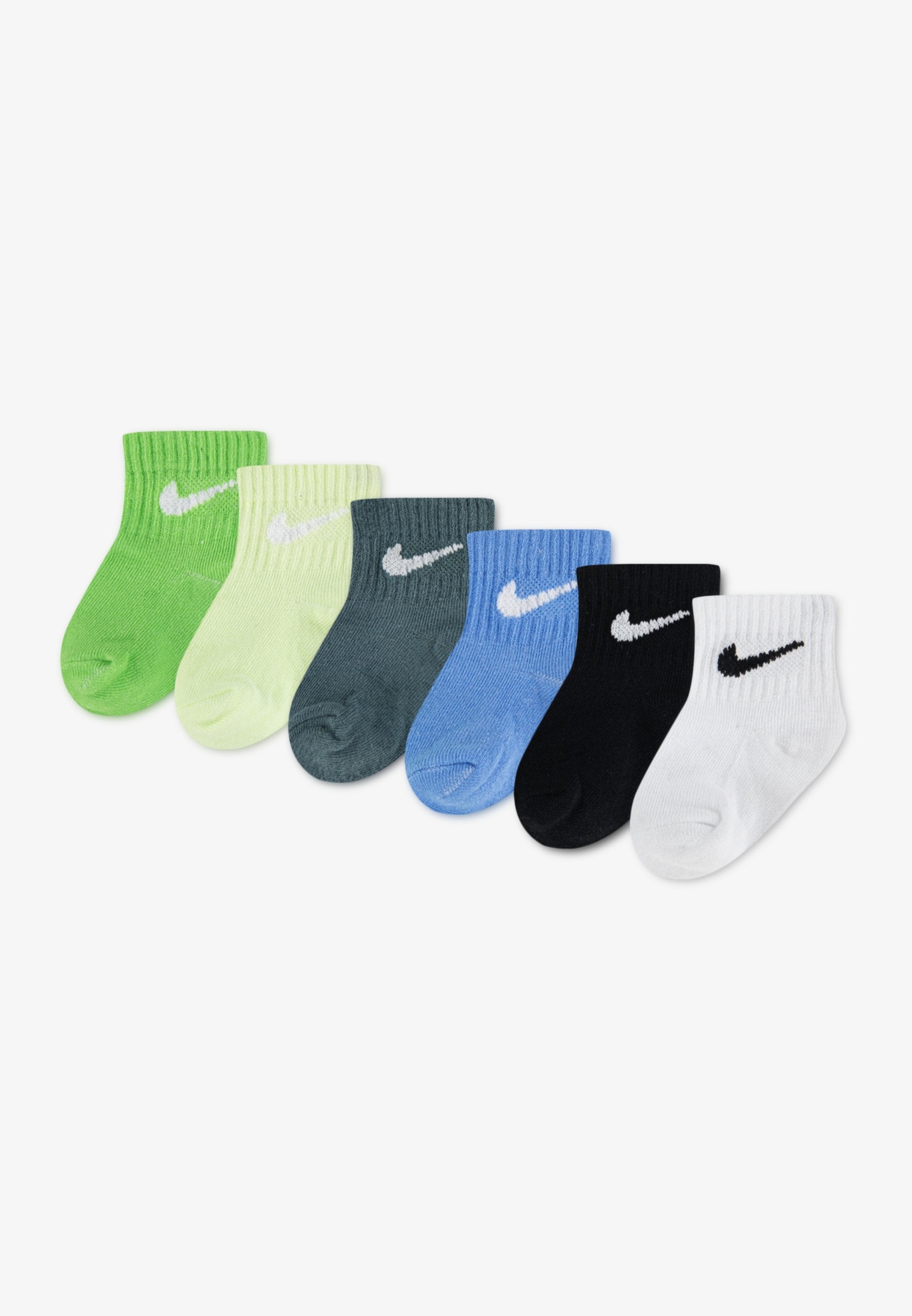 INFANT ANKLE 6 PACK - Socks - mean green