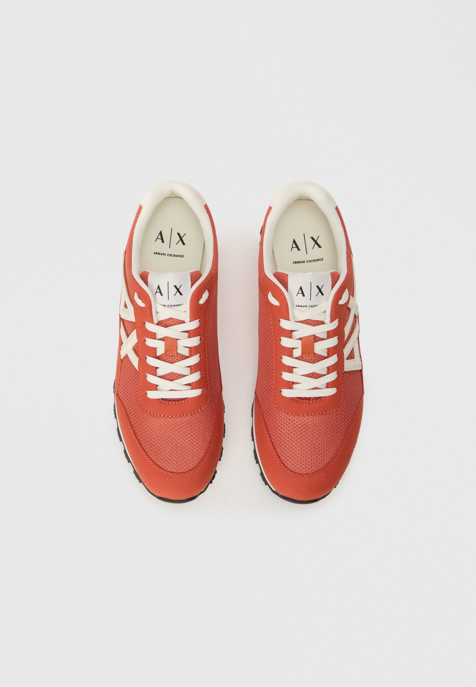 Trainers - orange rust/off white