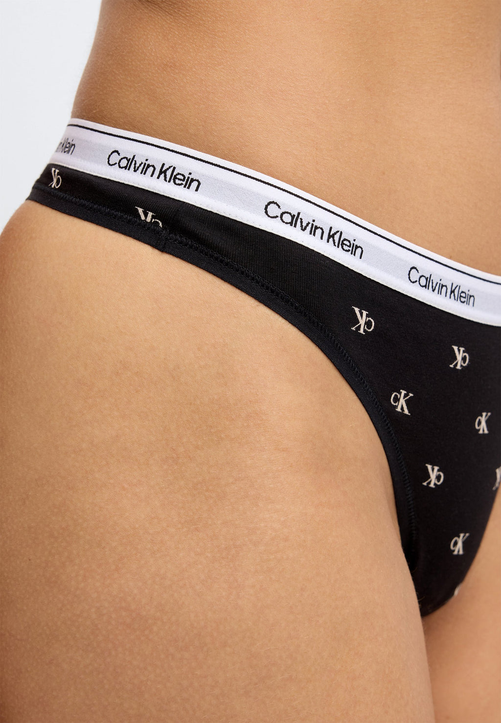 THONG ICON LOGO 5 PACK - Thong - black/snow heather