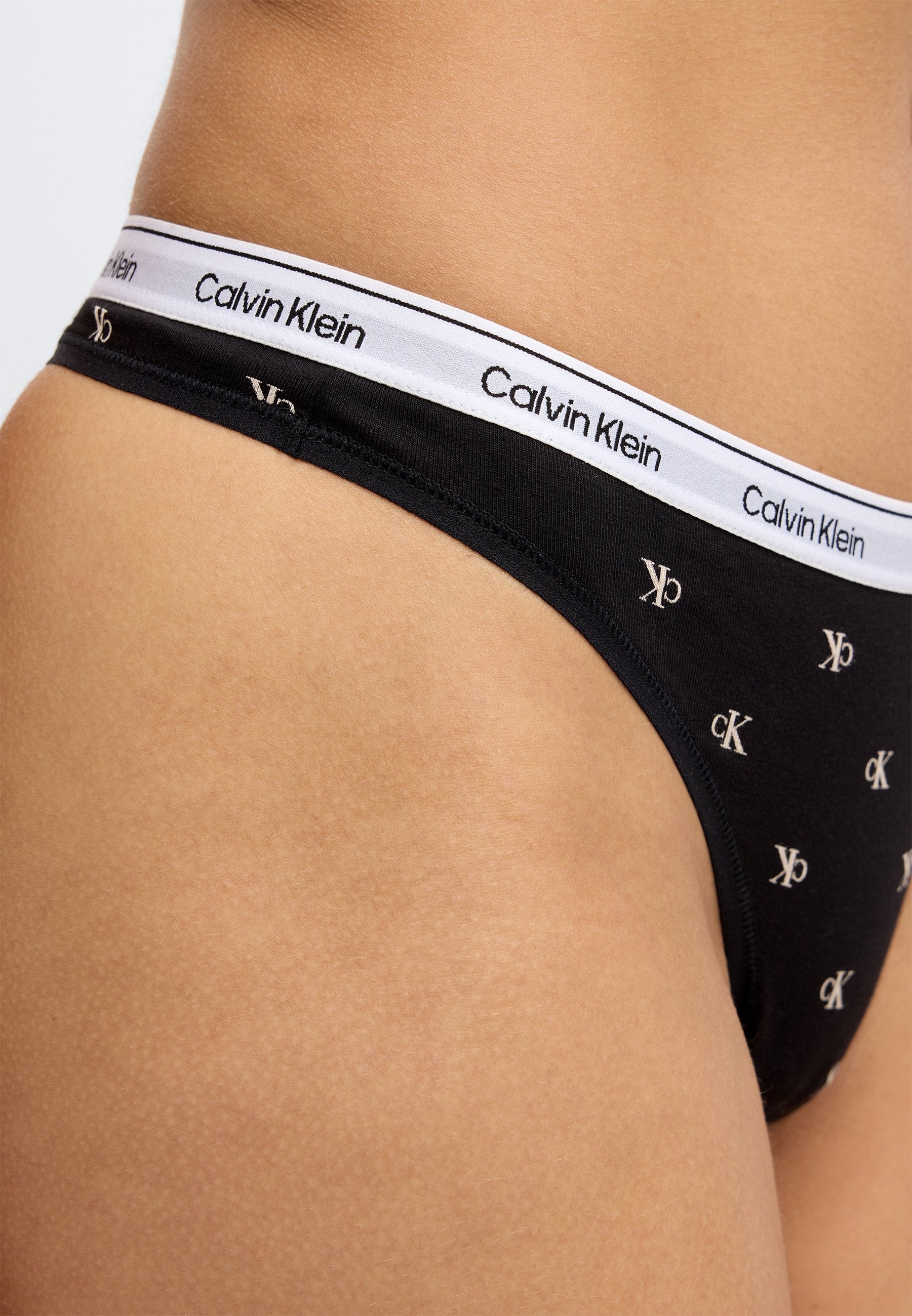 THONG ICON LOGO 5 PACK - Thong - black/snow heather