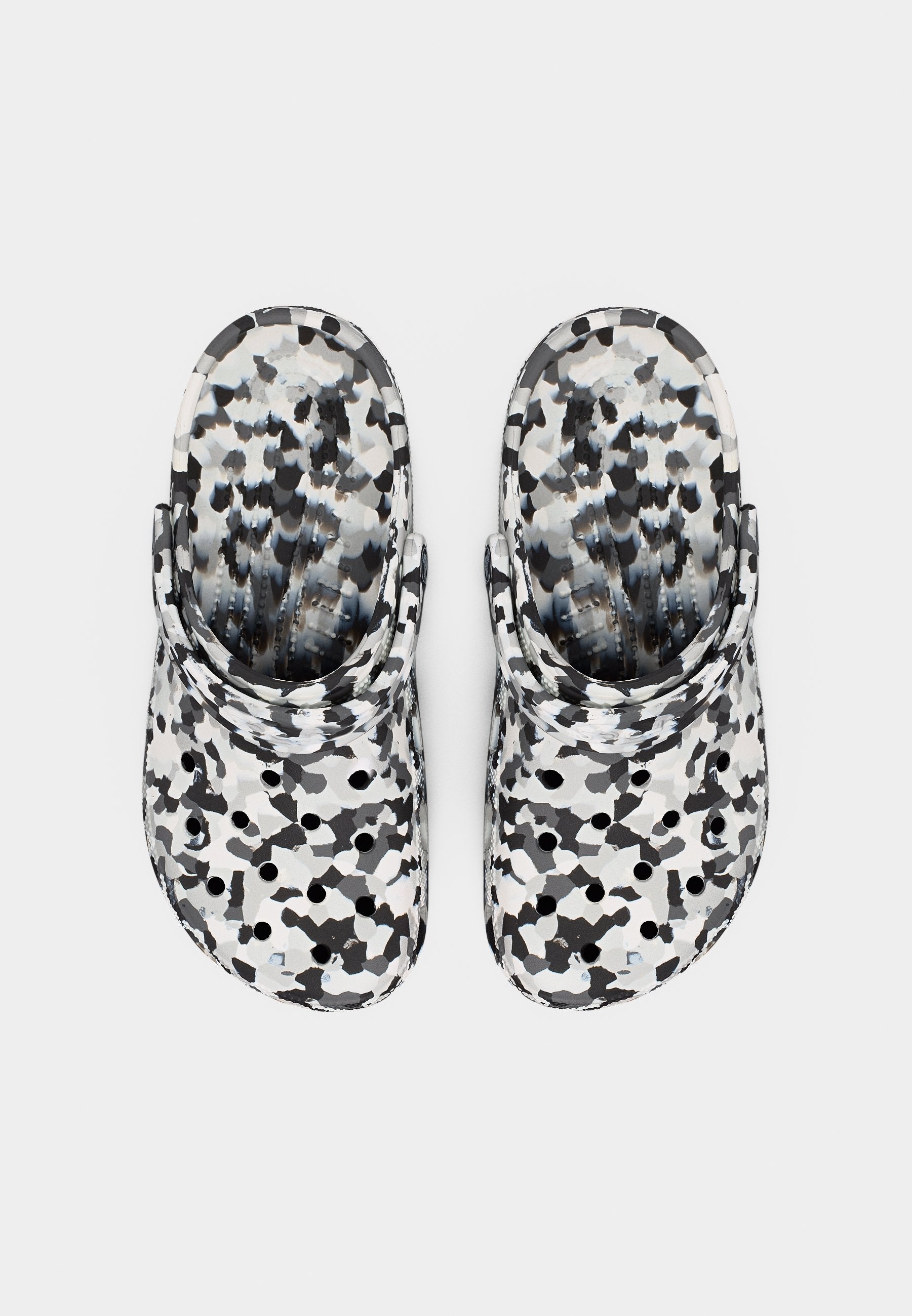 CLASSIC CONFETTI UNISEX - Mules - black/white