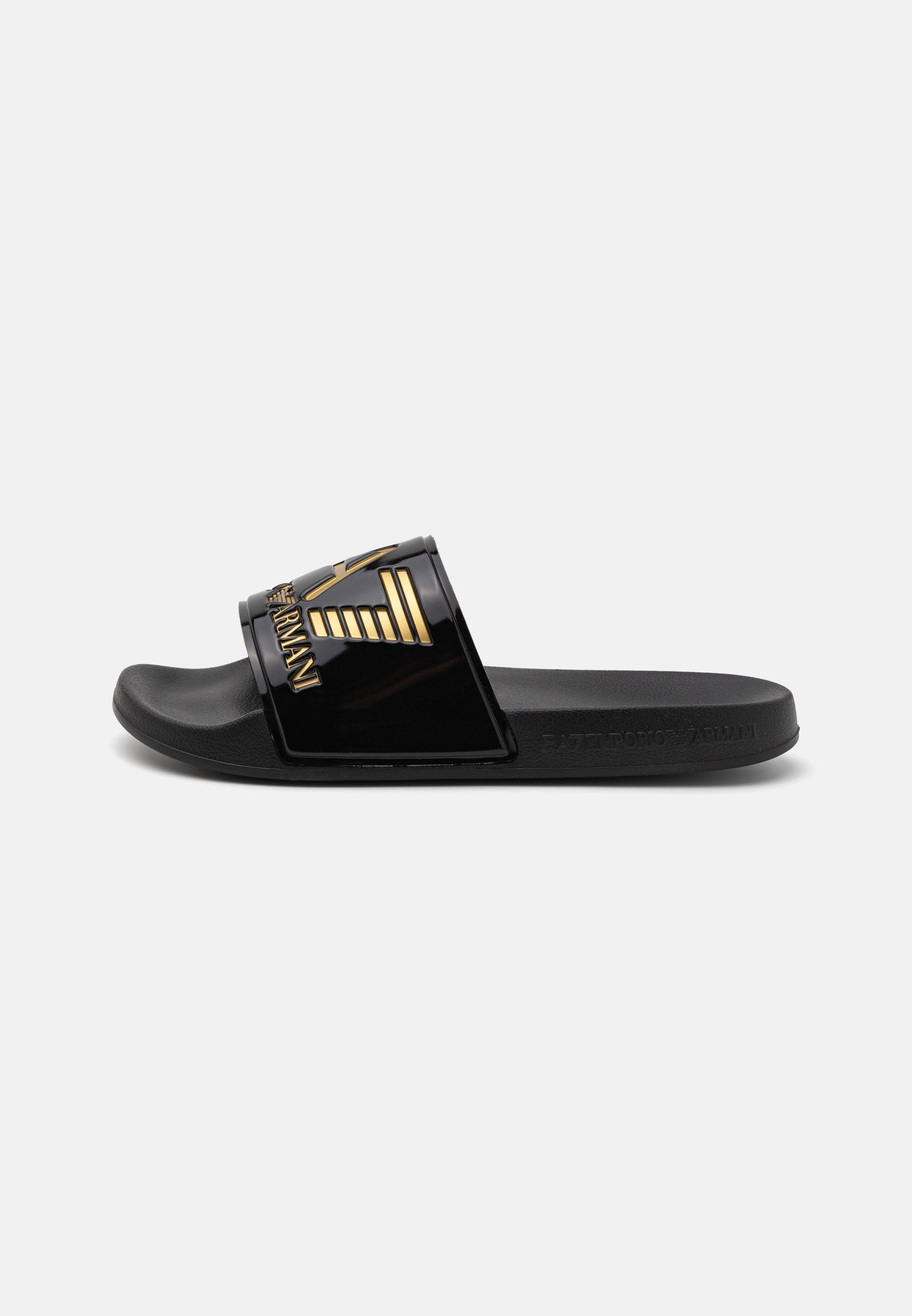 UNISEXE - Claquettes de piscine - noir/or