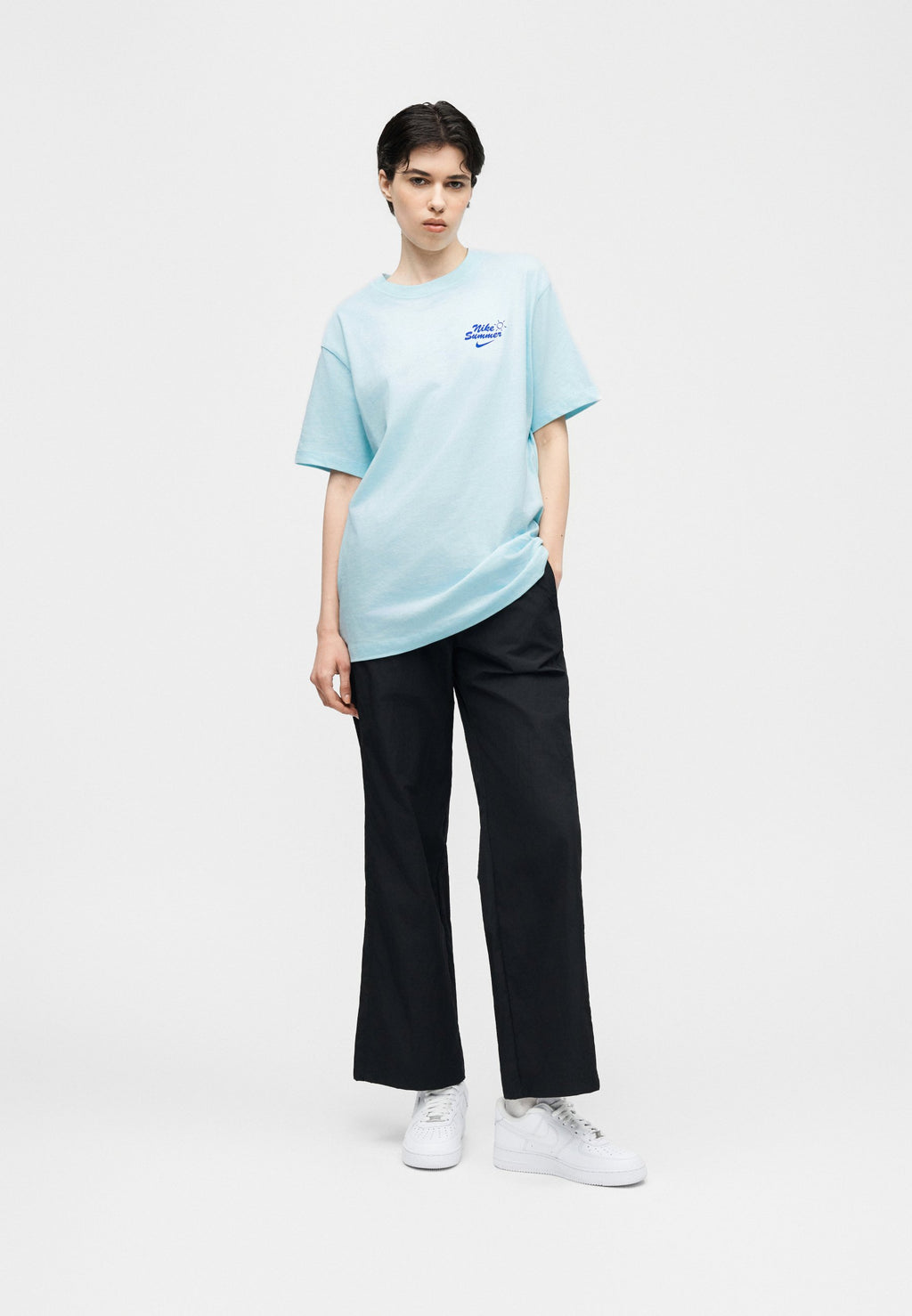 Basic T-shirt - glacier blue