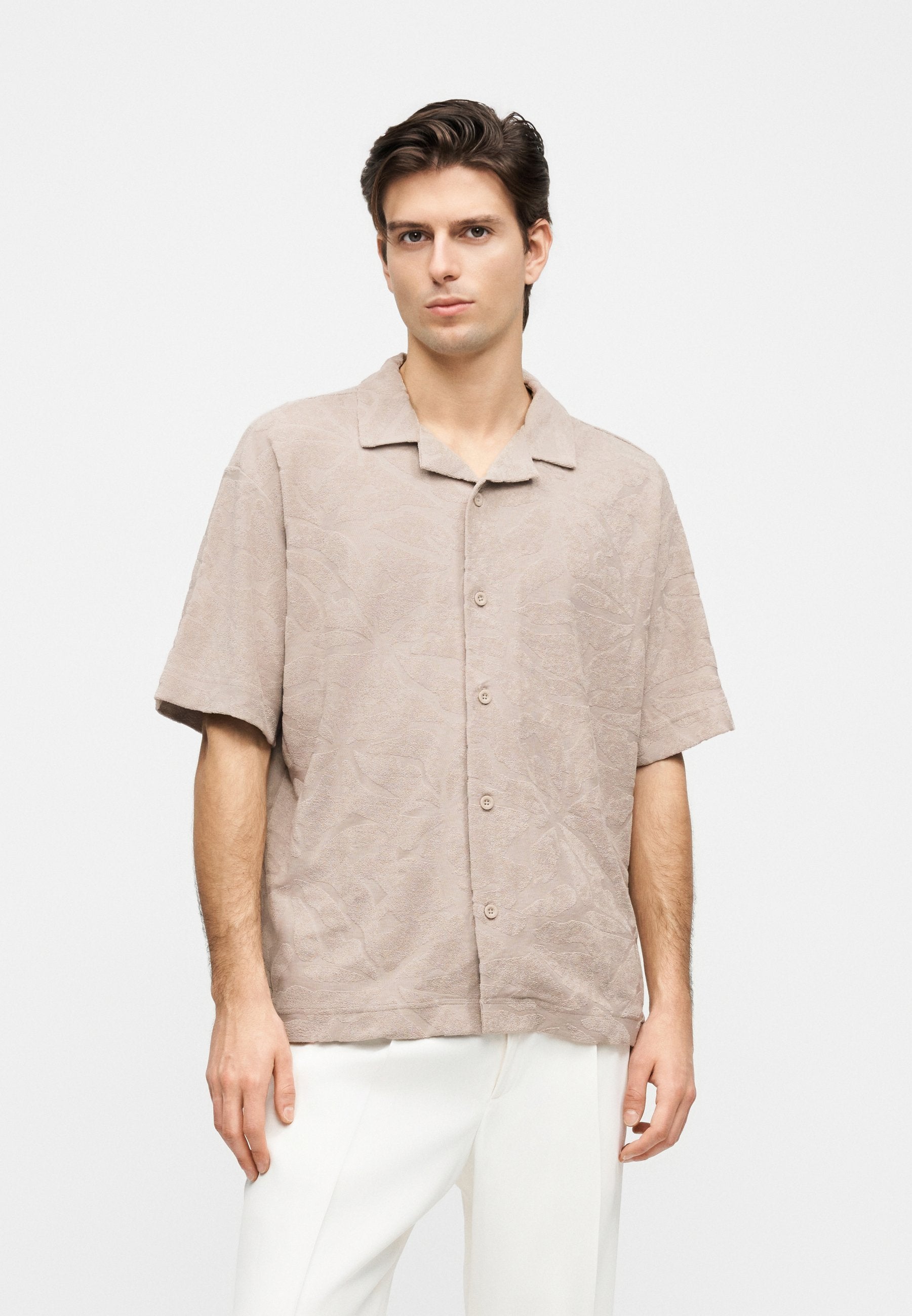 FLOWER - Shirt - open grey