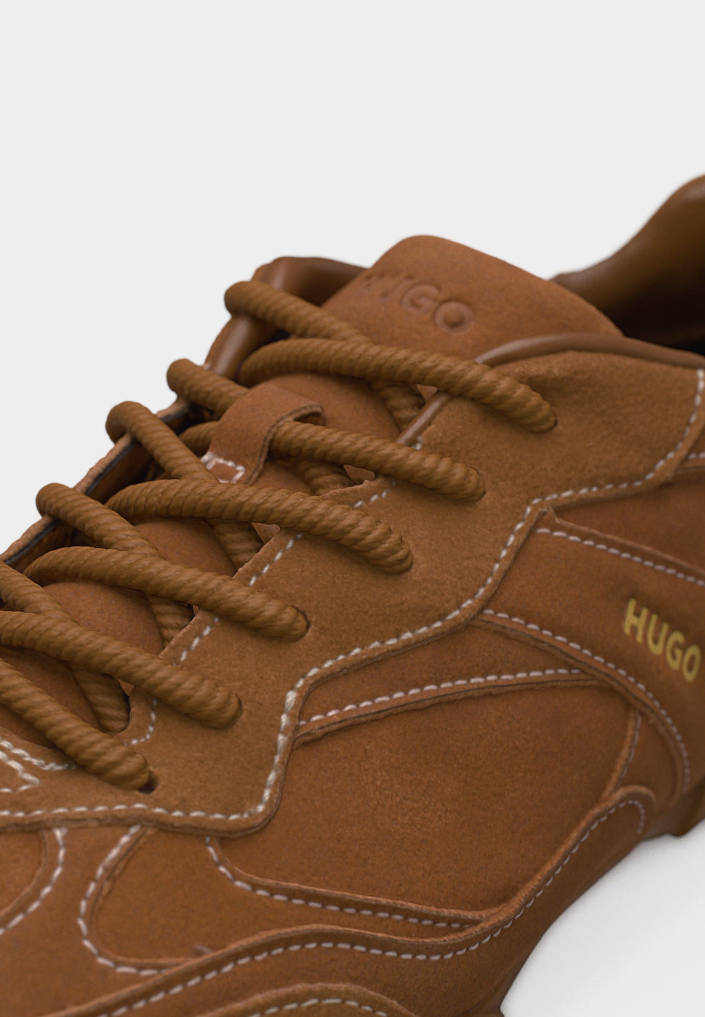 KEESTON - Trainers - medium brown