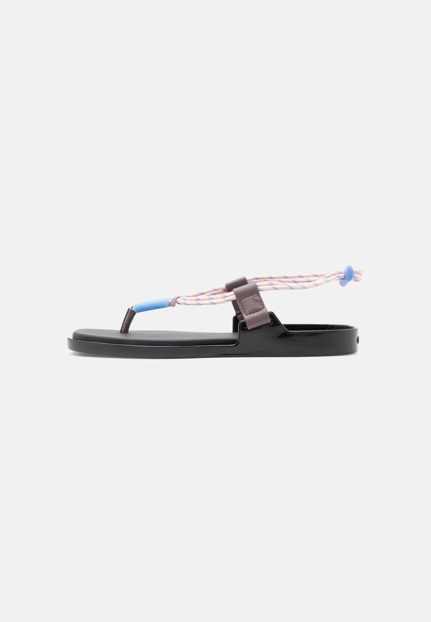 T-bar sandals - black/peppercorn/peach whip