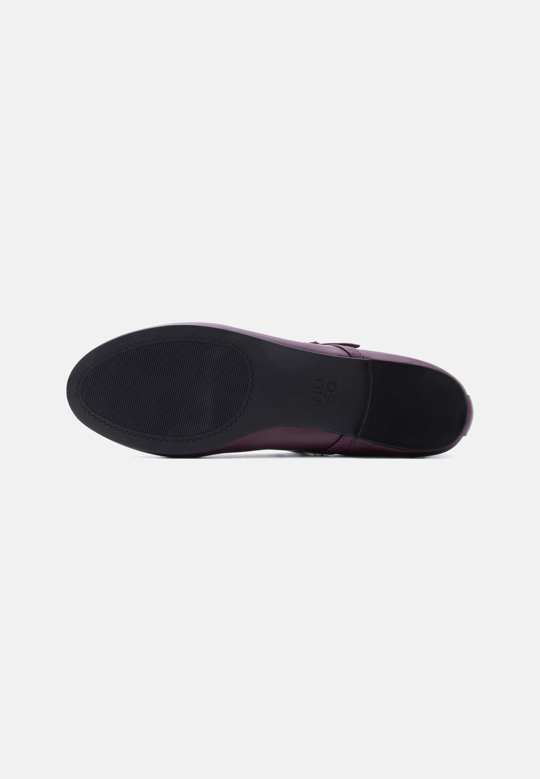 TYLIA - Ankle strap ballet pumps - dark purple