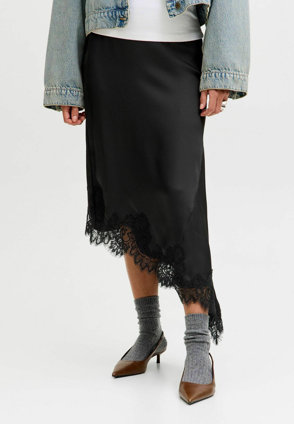 JXVIMA - Maxi skirt - black