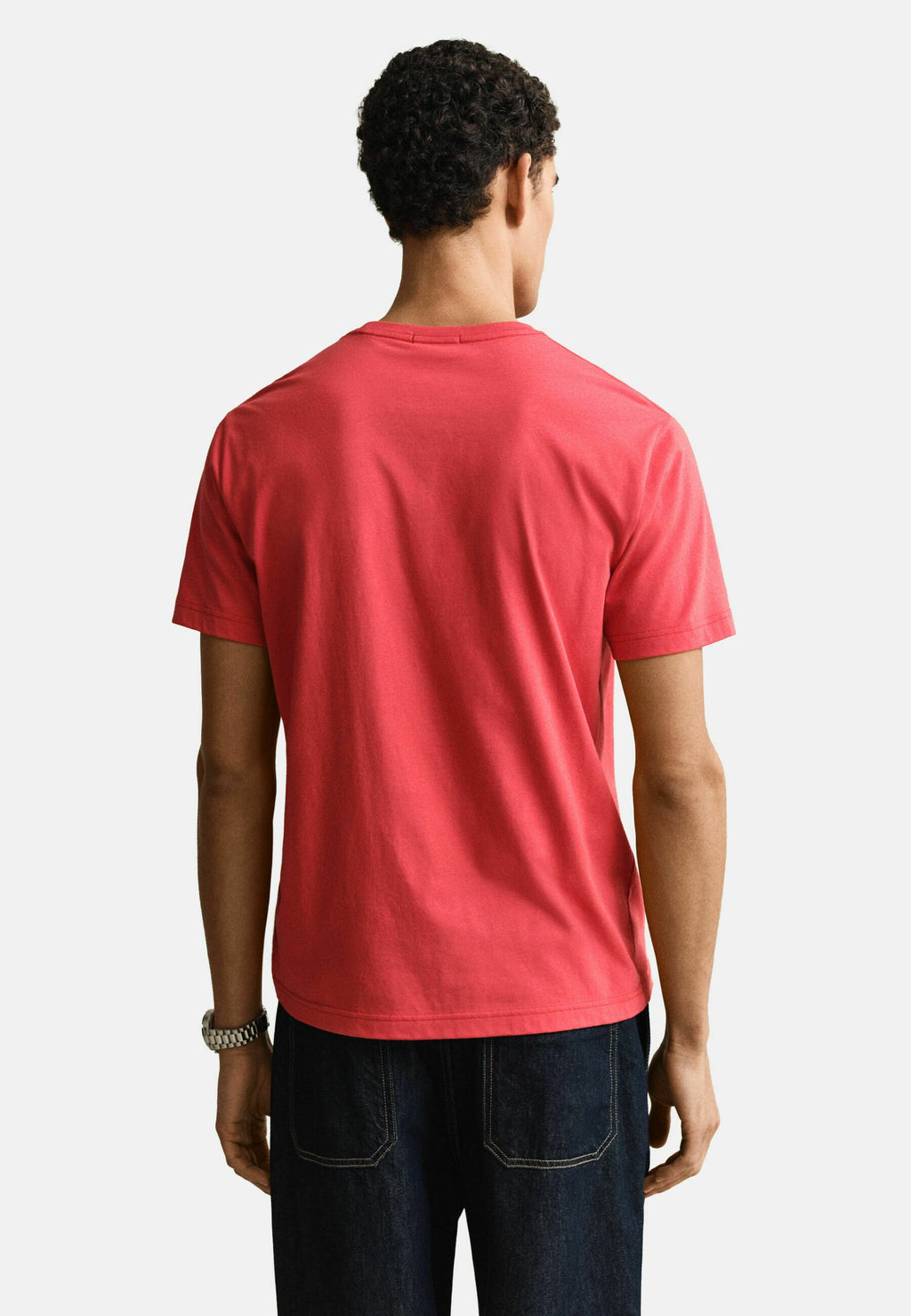 REG SHIELD SS T-SHIRT - Basic T-shirt - rose red