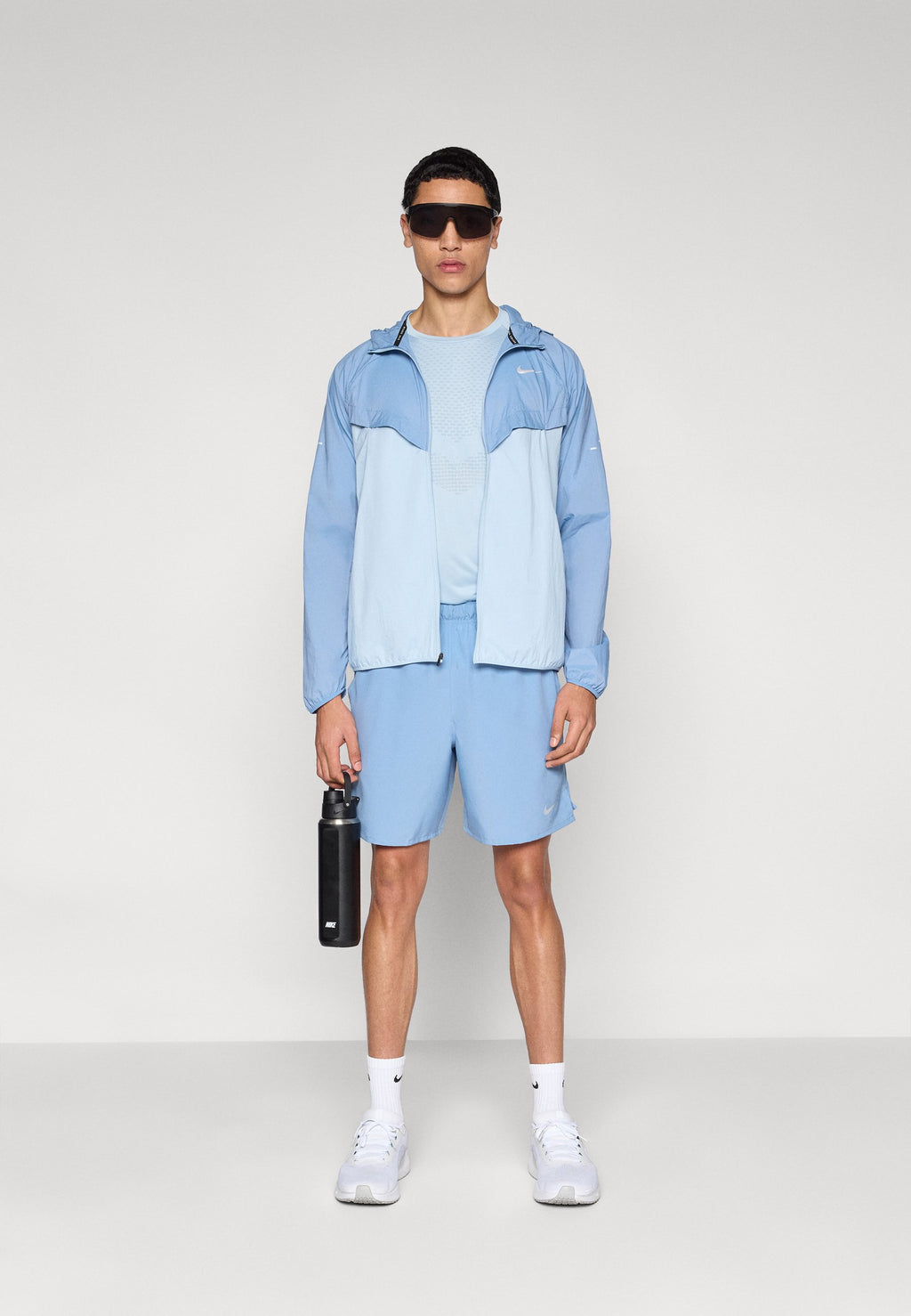 STRIDE JACKET - Windbreaker - work blue/light armory blue/reflective silver-coloured
