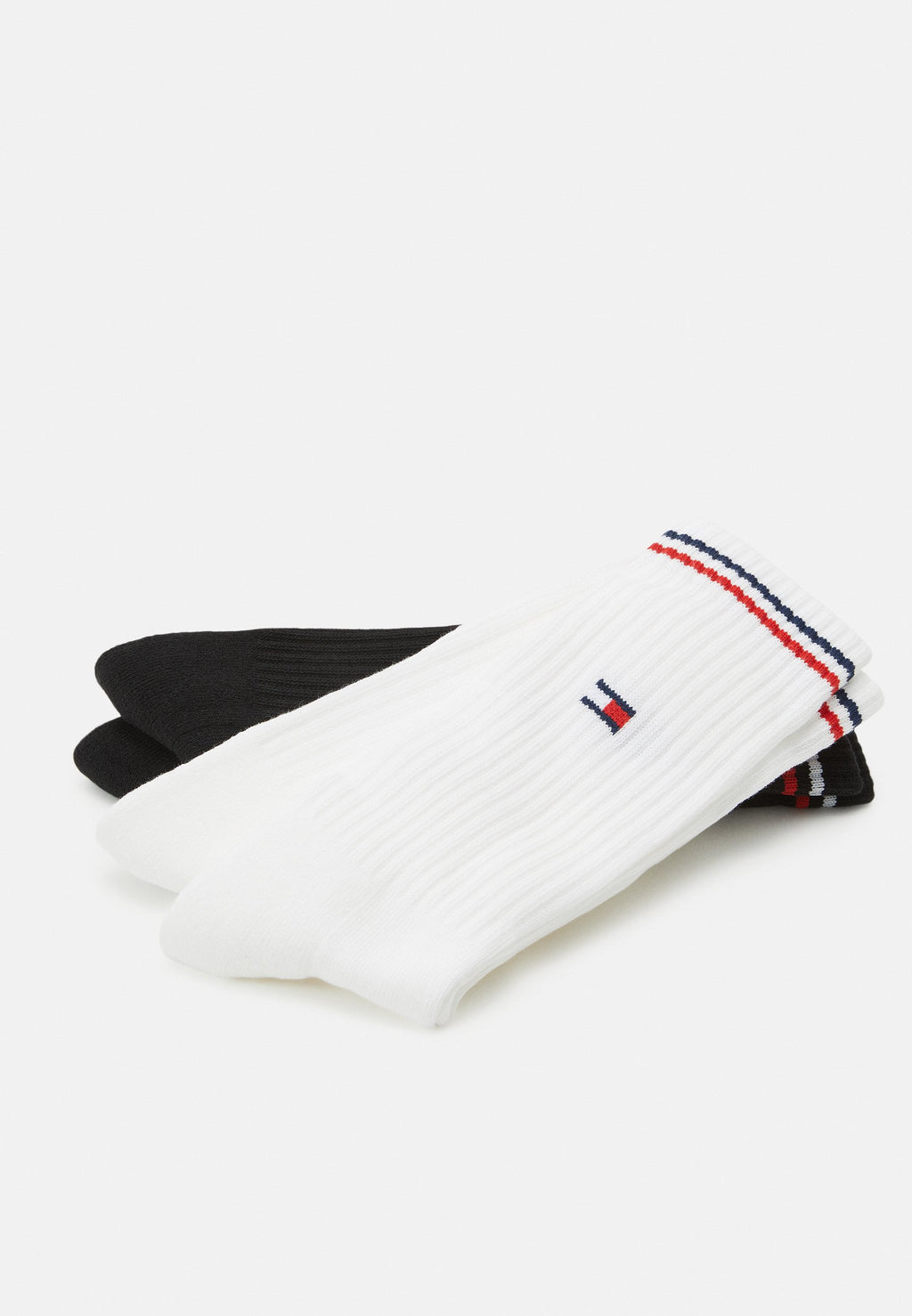 ICONIC UNISEX 4 PACK - Socks - white/black