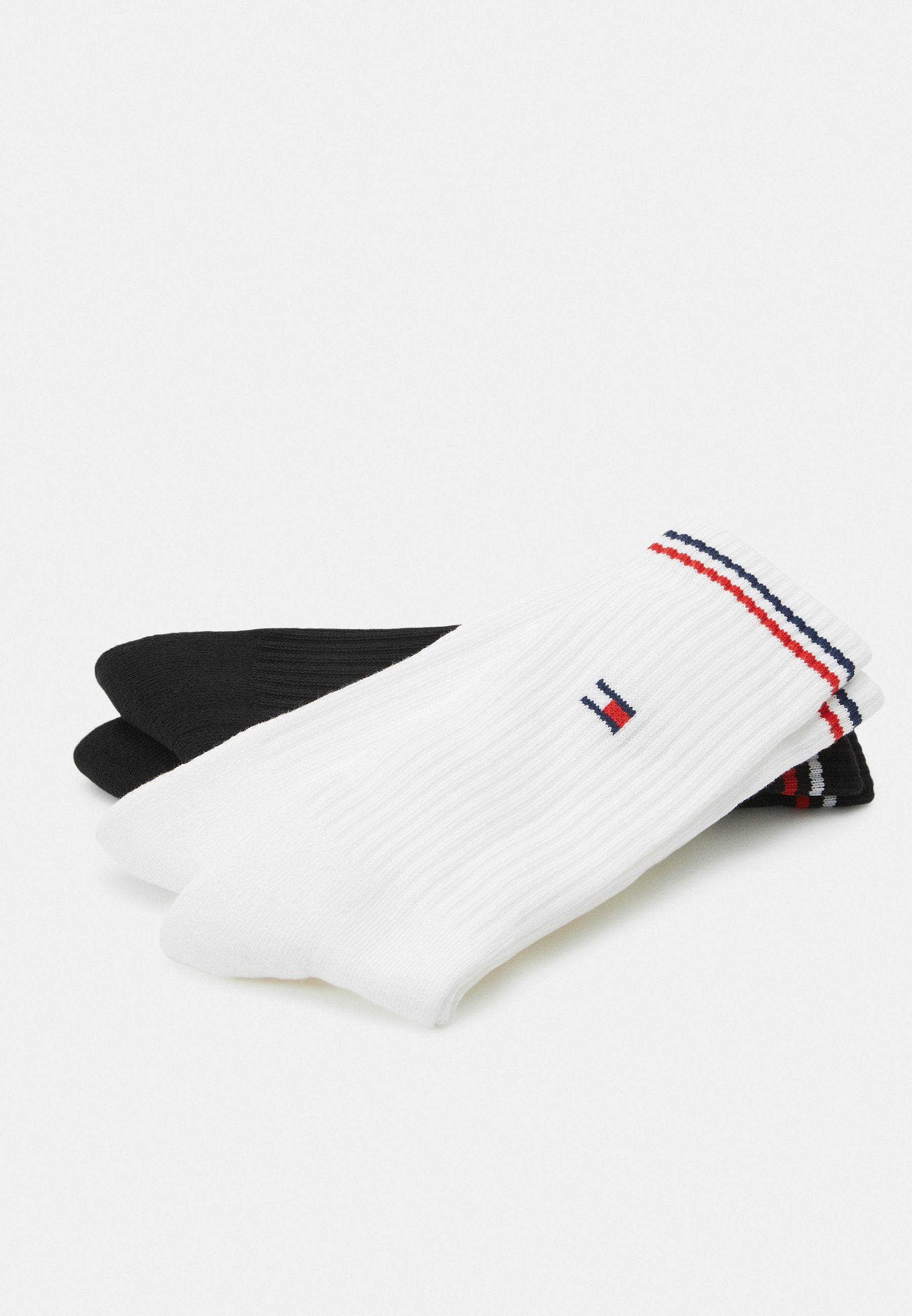 ICONIC UNISEX 4 PACK - Socks - white/black
