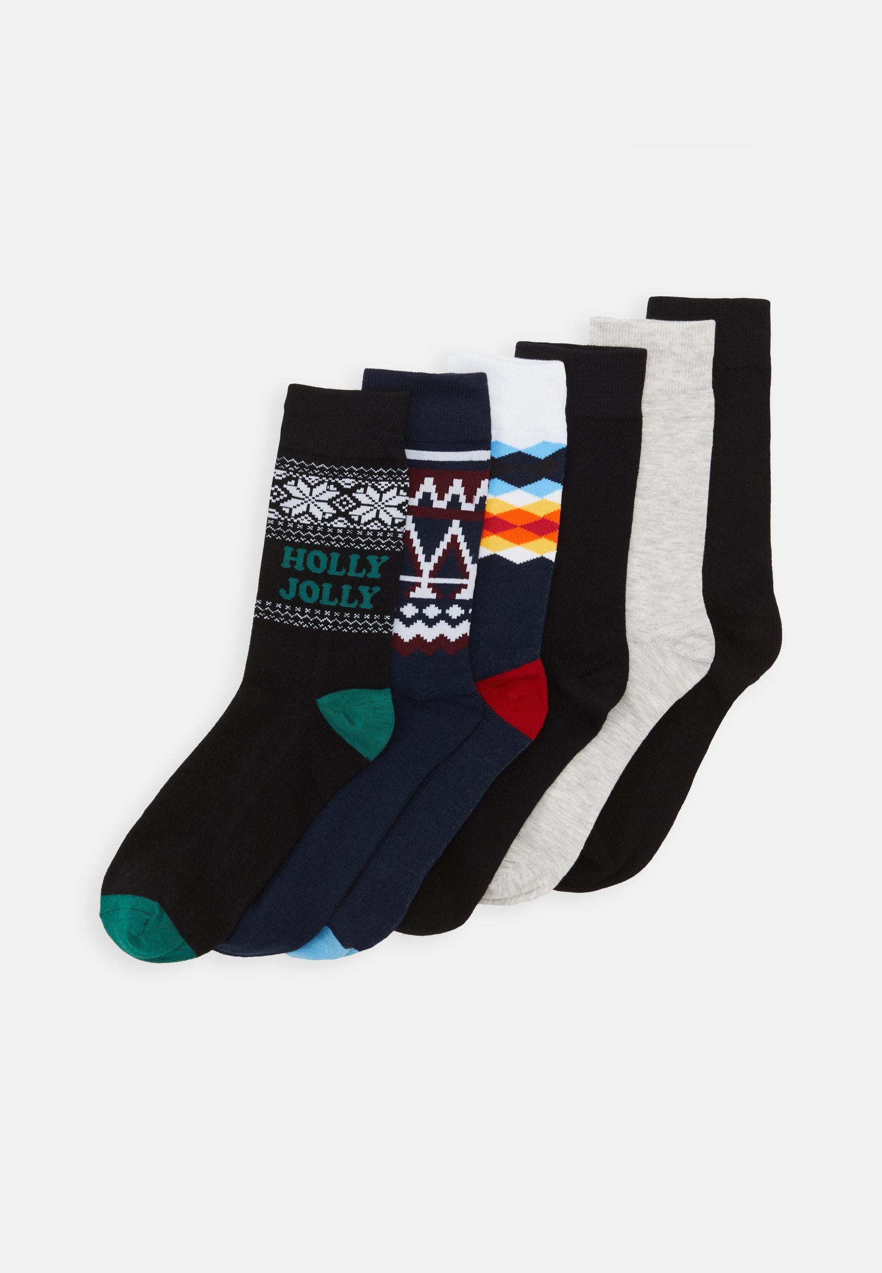 JACCHRISTMAS SOCK CALENDAR - Socks - black