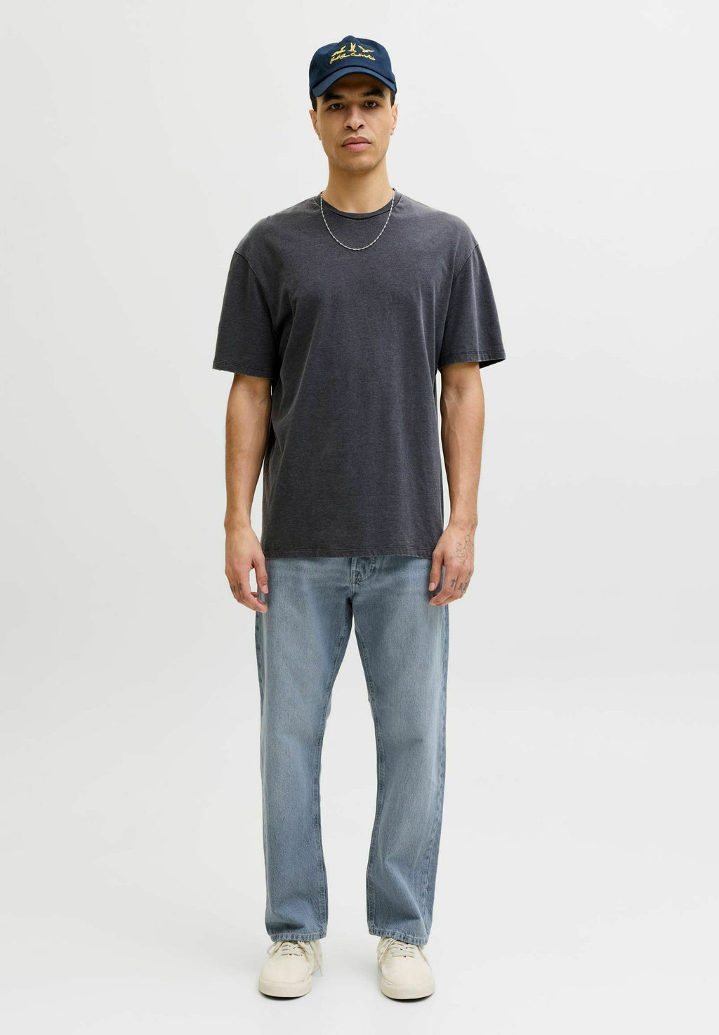 Relaxed Fit JJICHRIS JJCOOPER SBD 280 NOOS - Relaxed fit jeans - grey denim