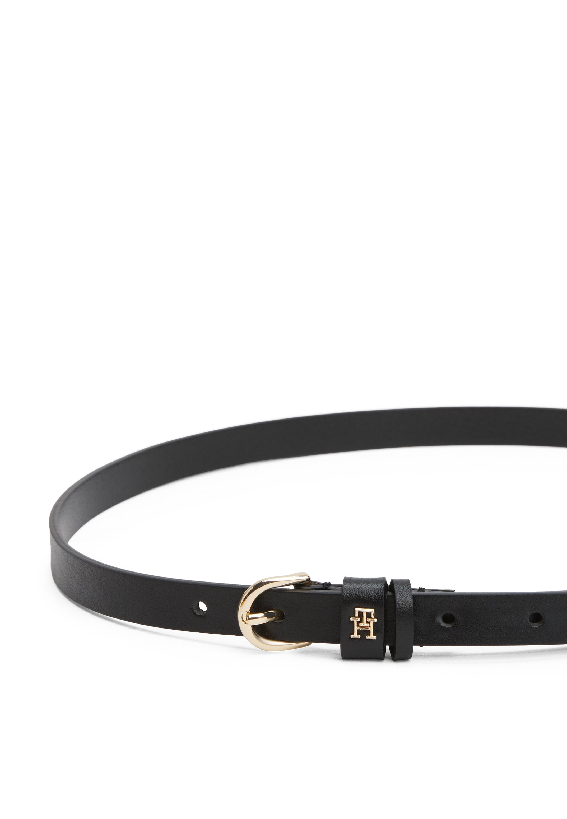 ESSENTIAL TH MONOGRAM LEATHER BELT - Belt - black