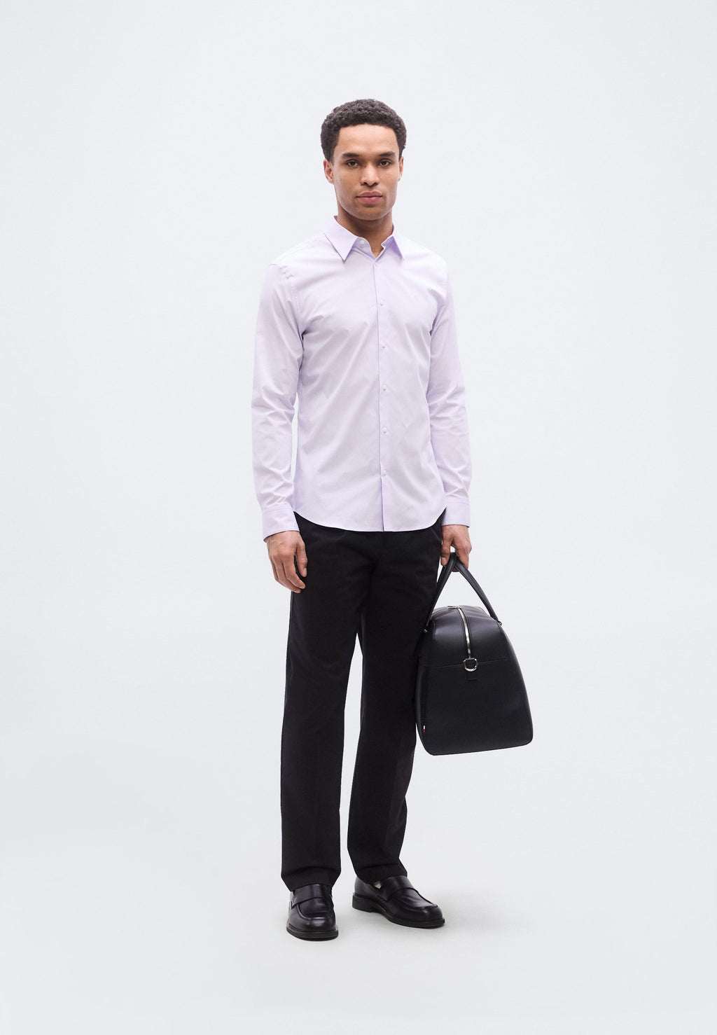 CHEMISE CINTREE STRETCH - Chemise - lilas île
