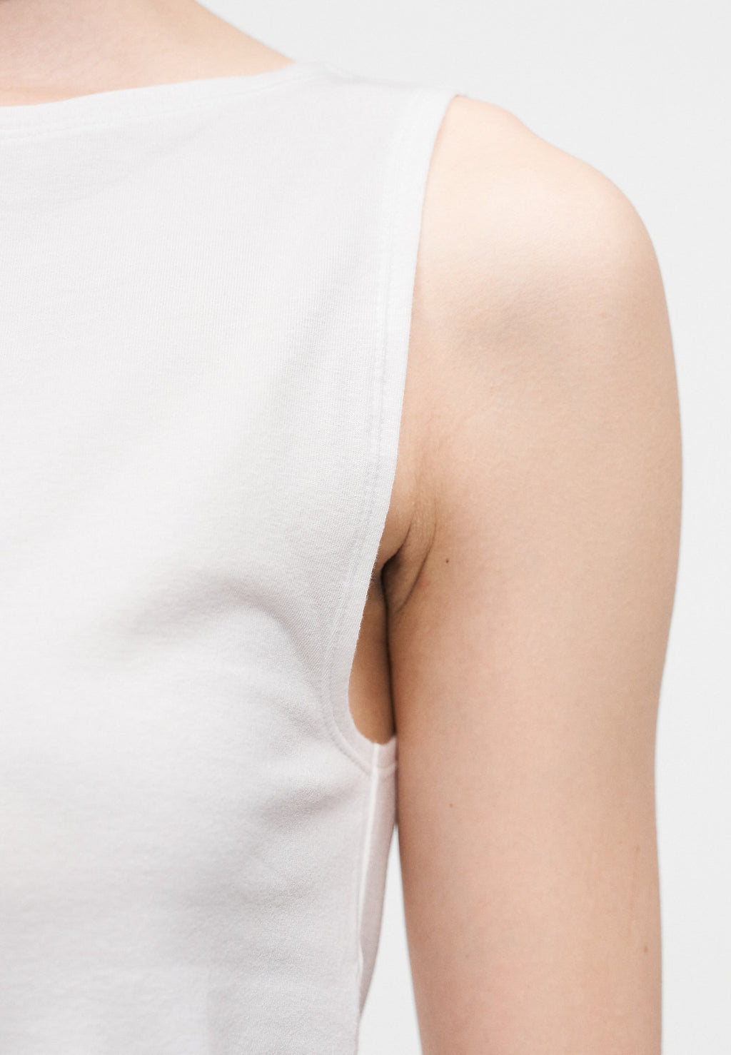 KAYIK YAKA TANK TOP - Üst - beyaz