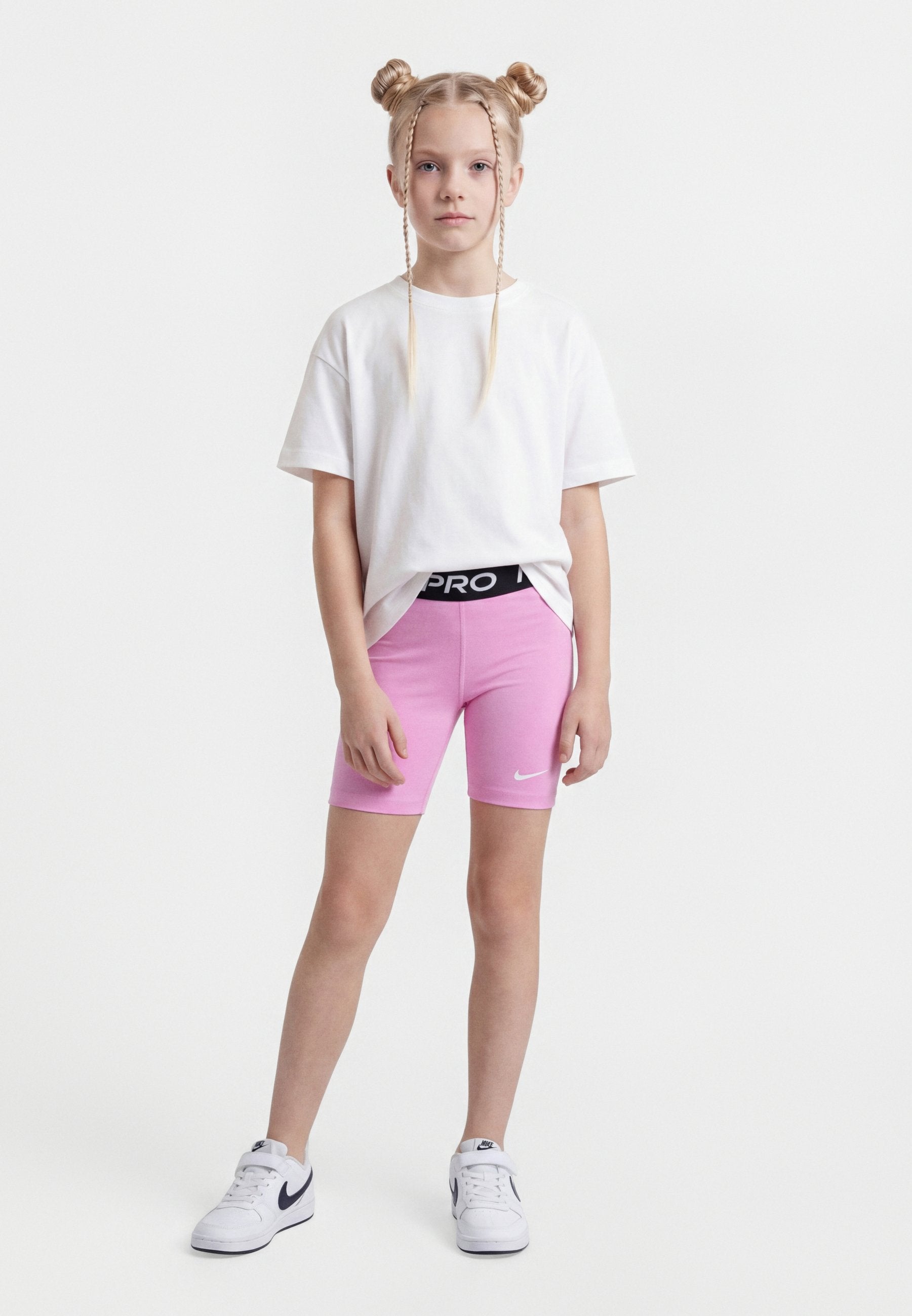 SHORT UNISEX - Sports shorts - magenta/black/white