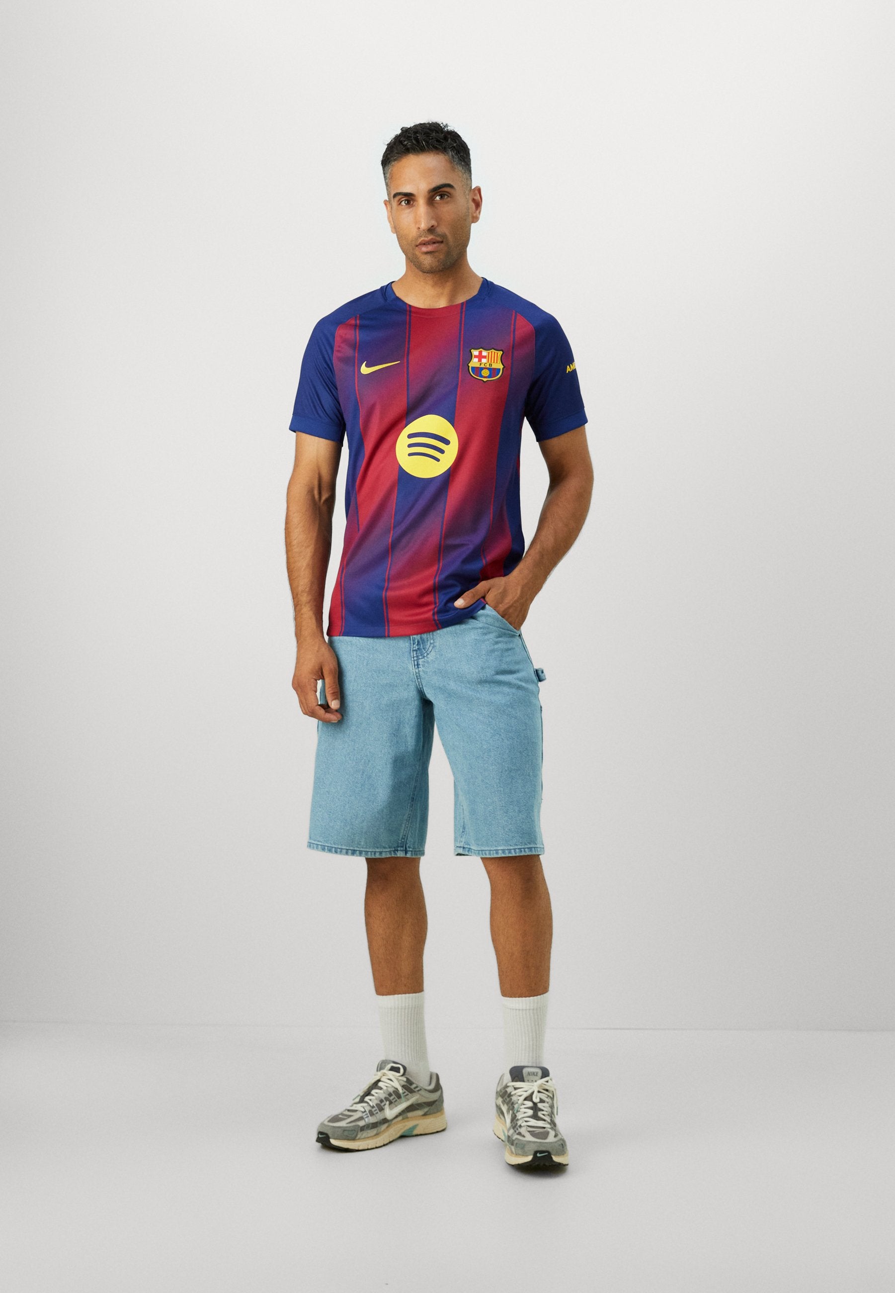 FC BARCELONA 2025/26 STADIUM HOME - Football jersey - deep royal blue/noble red/midwest gold-coloured