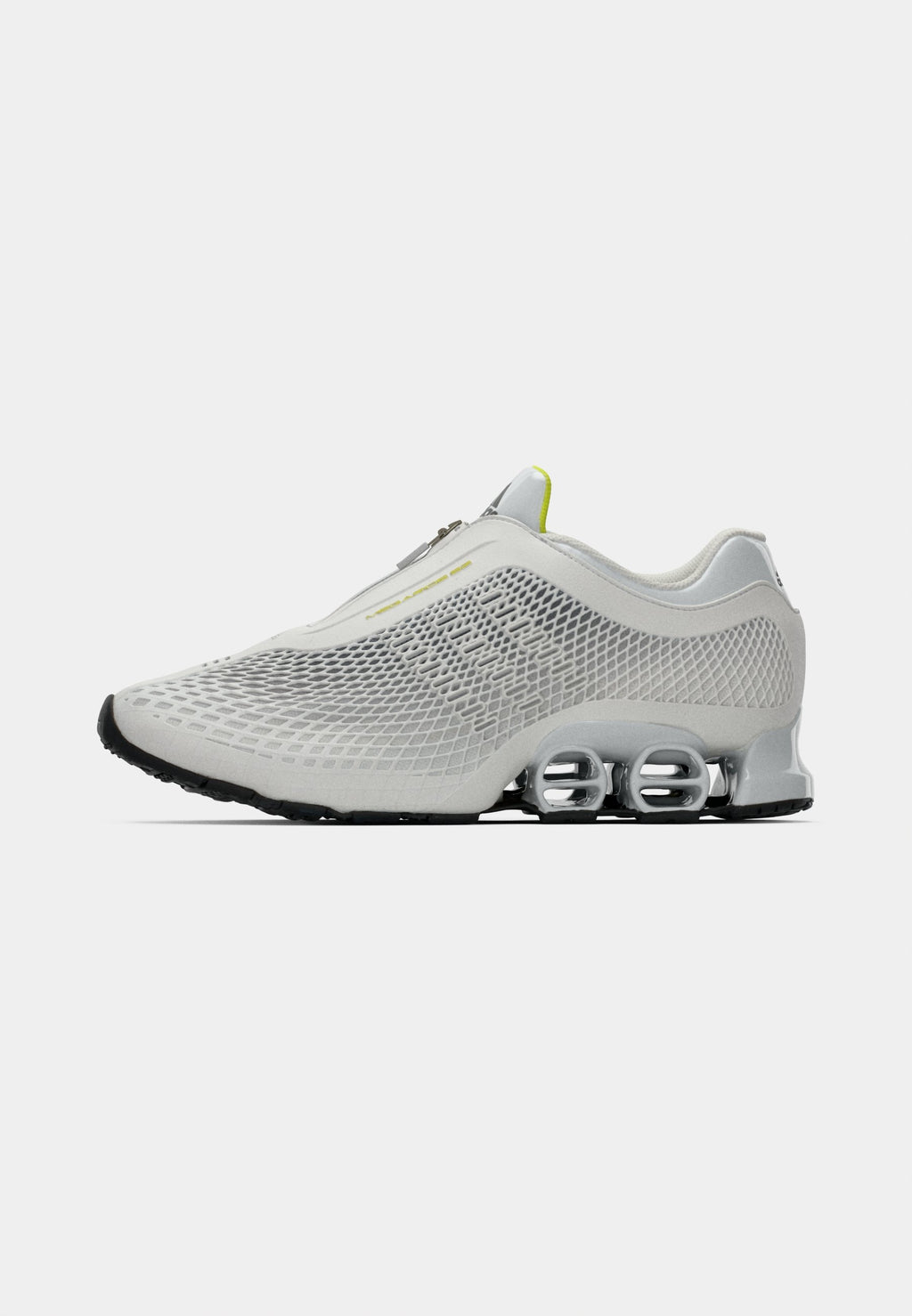 MEGARIDE S2 UNISEX - Trainers - crystal white/semi solar yellow