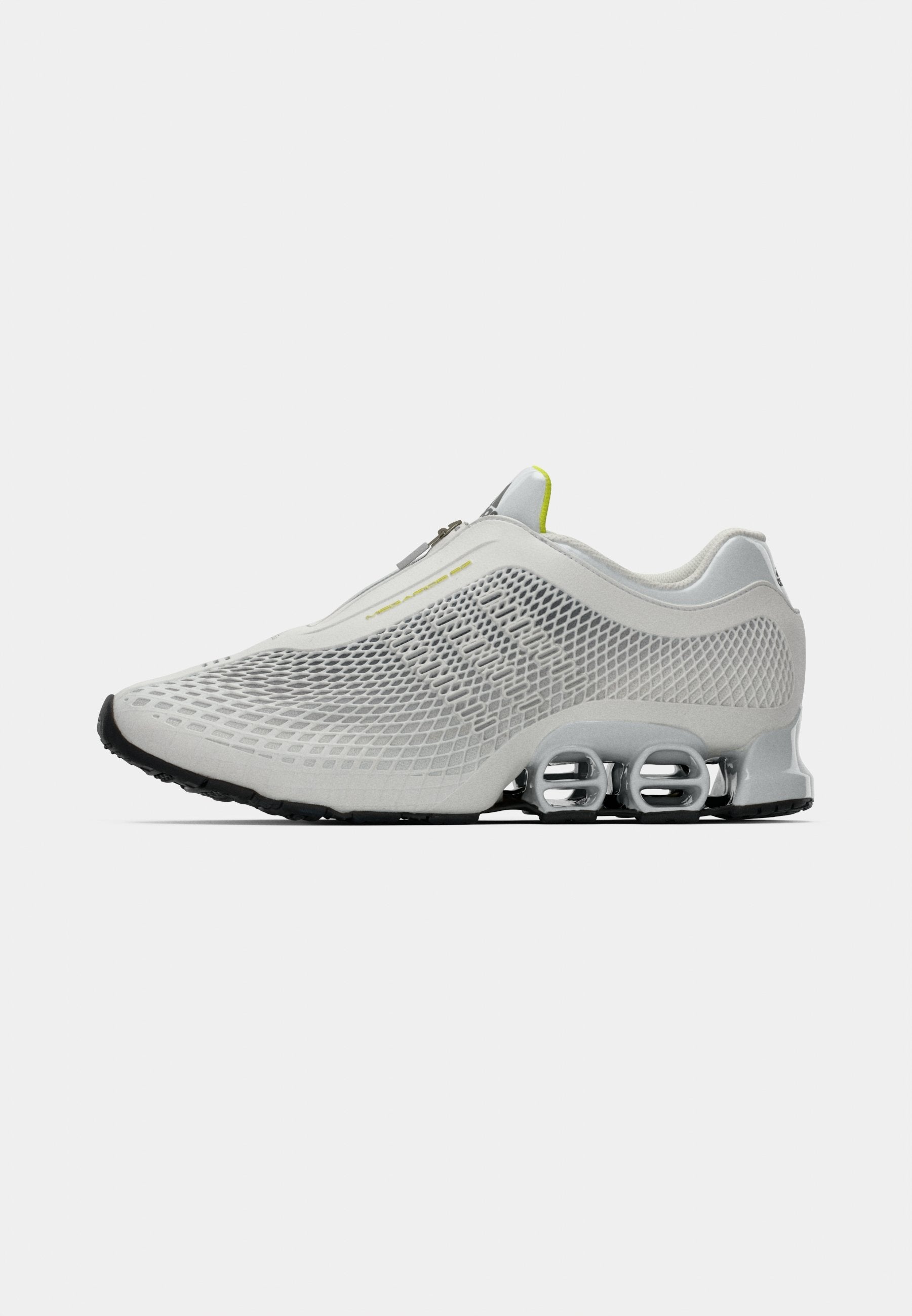 MEGARIDE S2 UNISEX - Trainers - crystal white/semi solar yellow