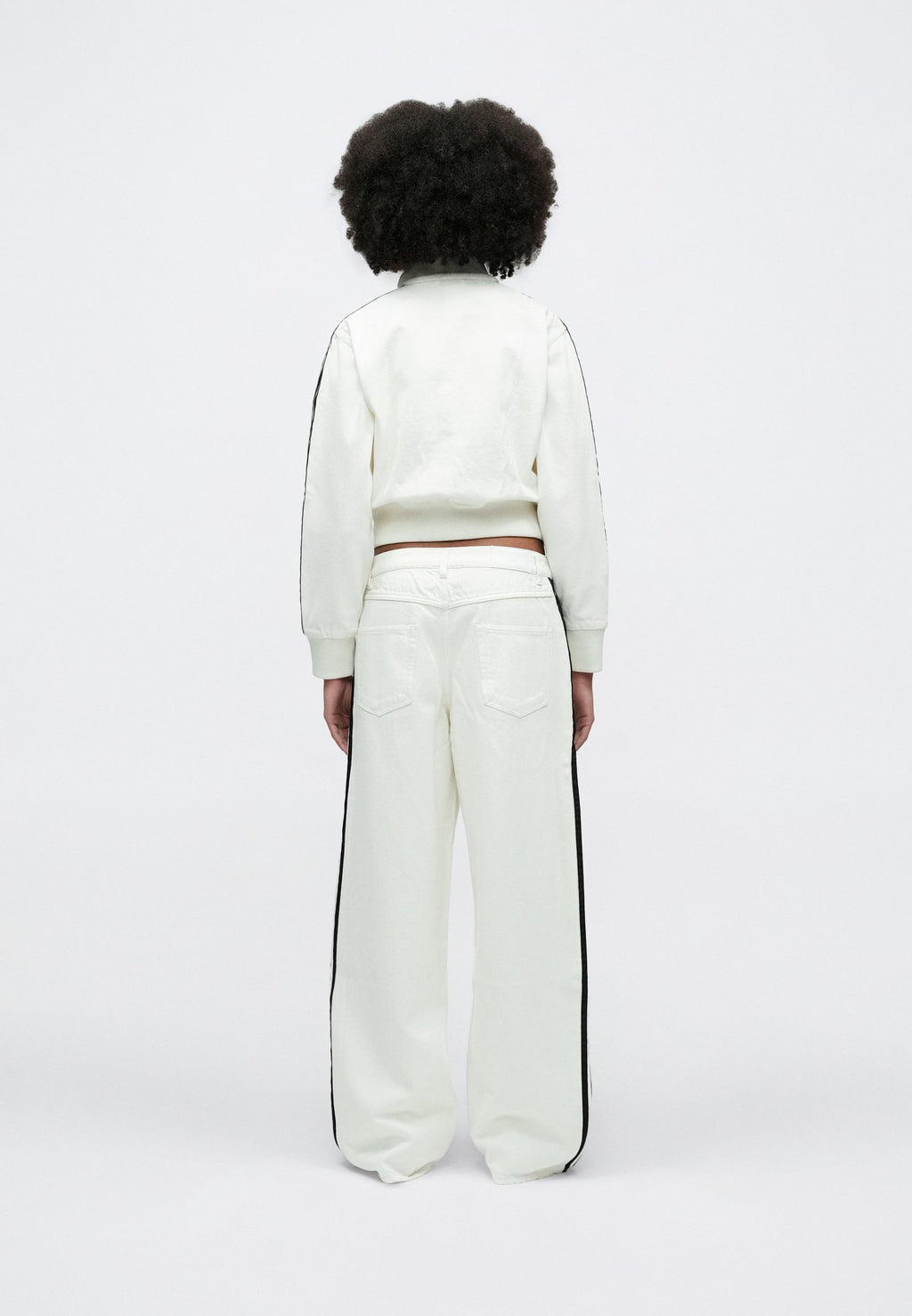 FIREBIRD JEANS - Wide Leg - cloud white