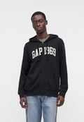 Zip-up sweatshirt - moonless night