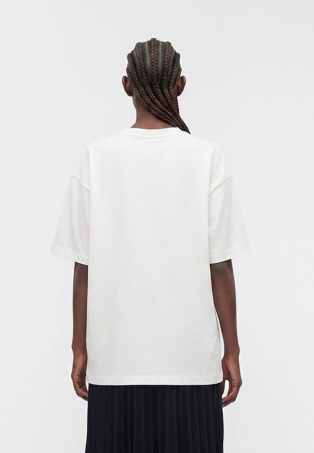 TEE CLASSIQUE - T-shirt imprimé - blanc cassé
