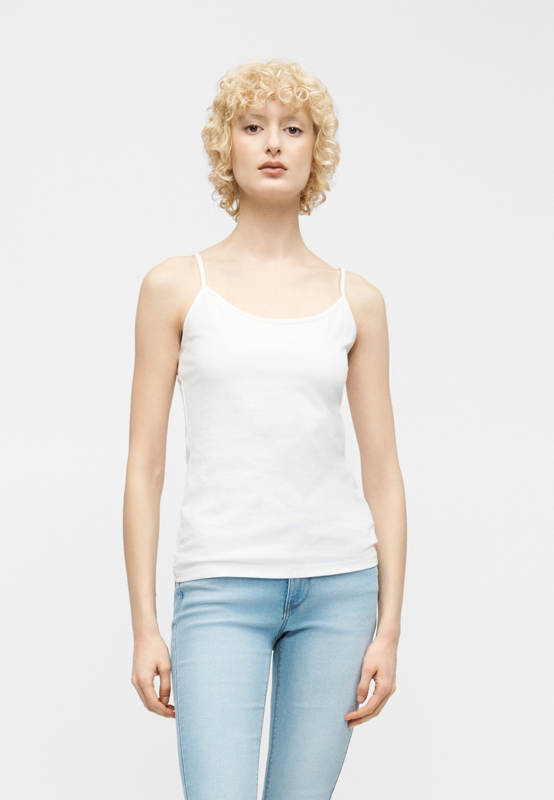 FITTED CAMI 3 PACK - Top - ivory