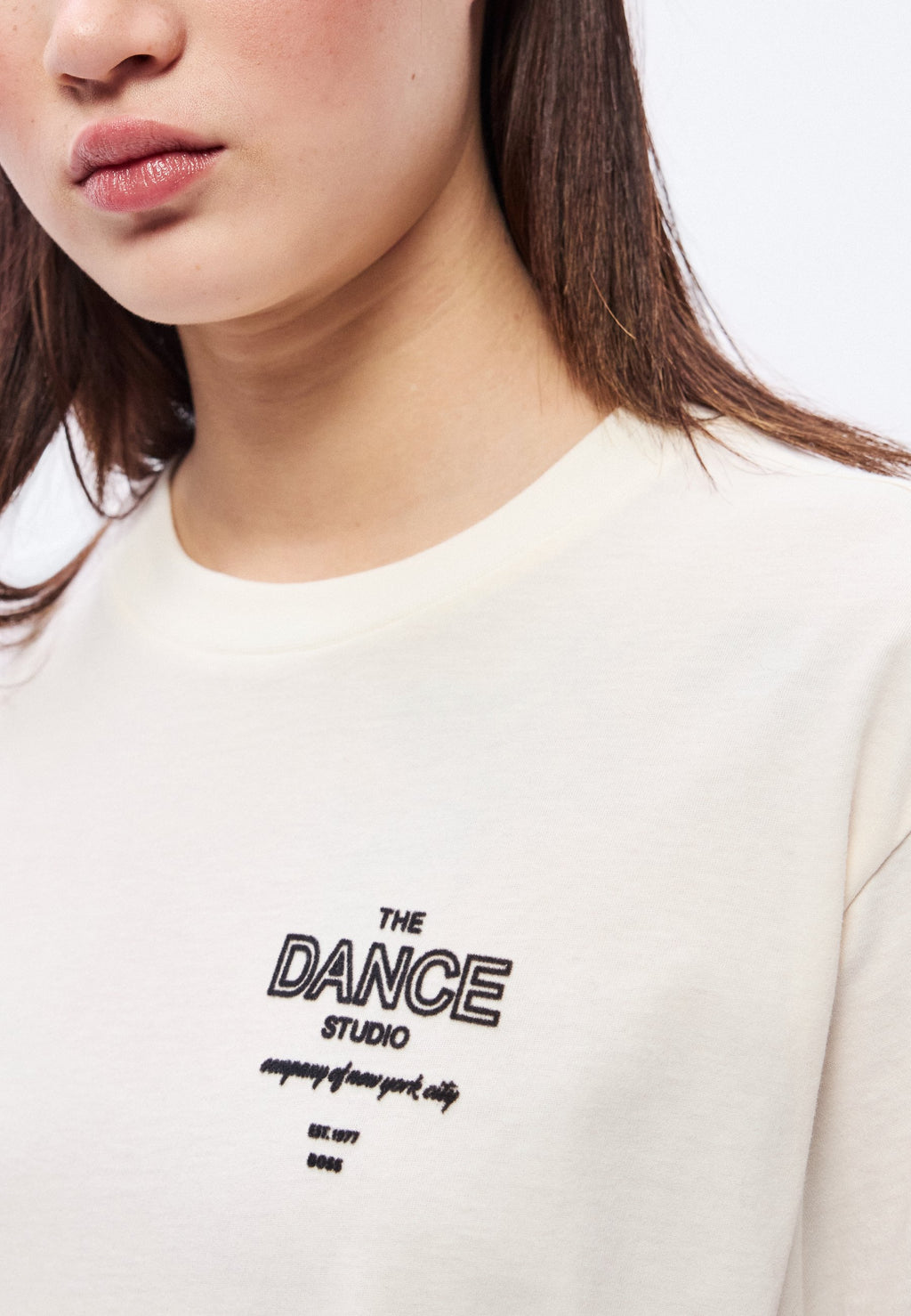 EREGULAR - Print T-shirt - open white