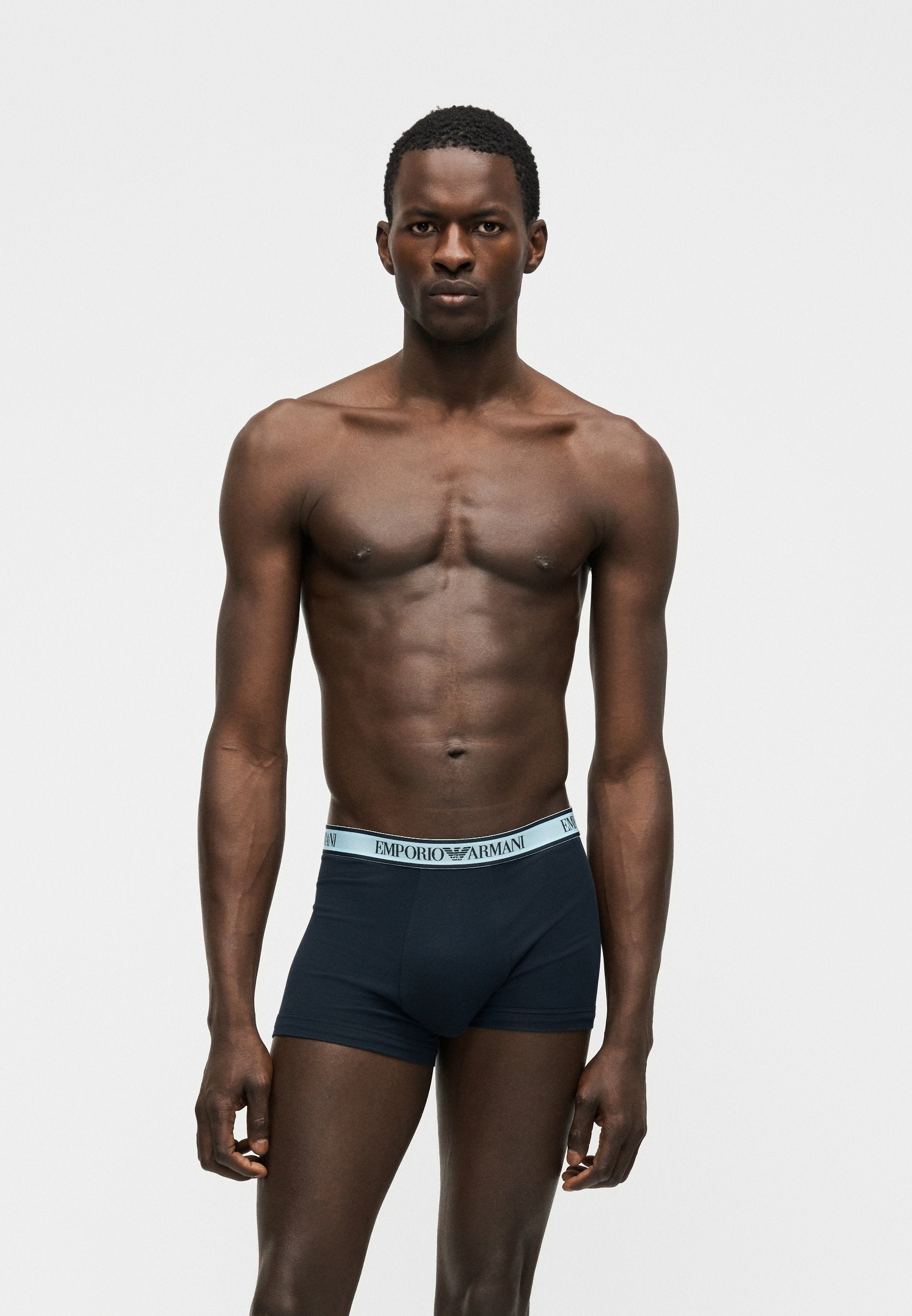 CORE LOGOBAND TRUNKS 3 PACK - Trunks - armani blue
