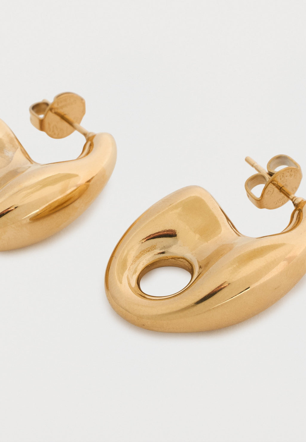MARINA - Earrings - yellow gold-coloured